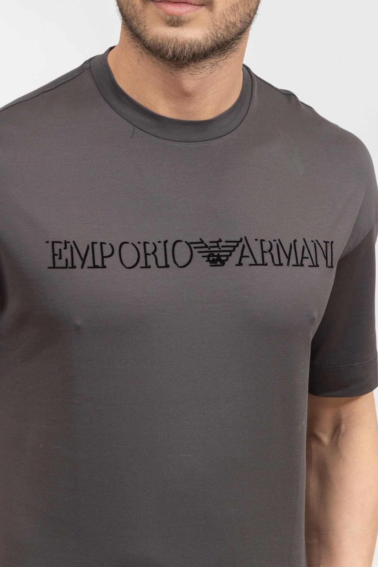 Emporio Armani Erkek Bisiklet Yaka T-Shirt