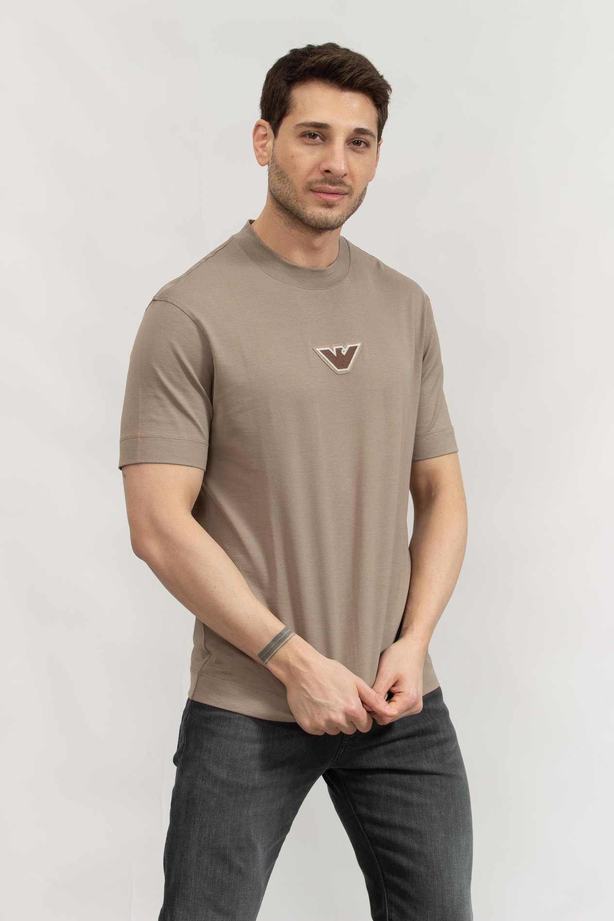 Emporio Armani Erkek Bisiklet Yaka T-Shirt