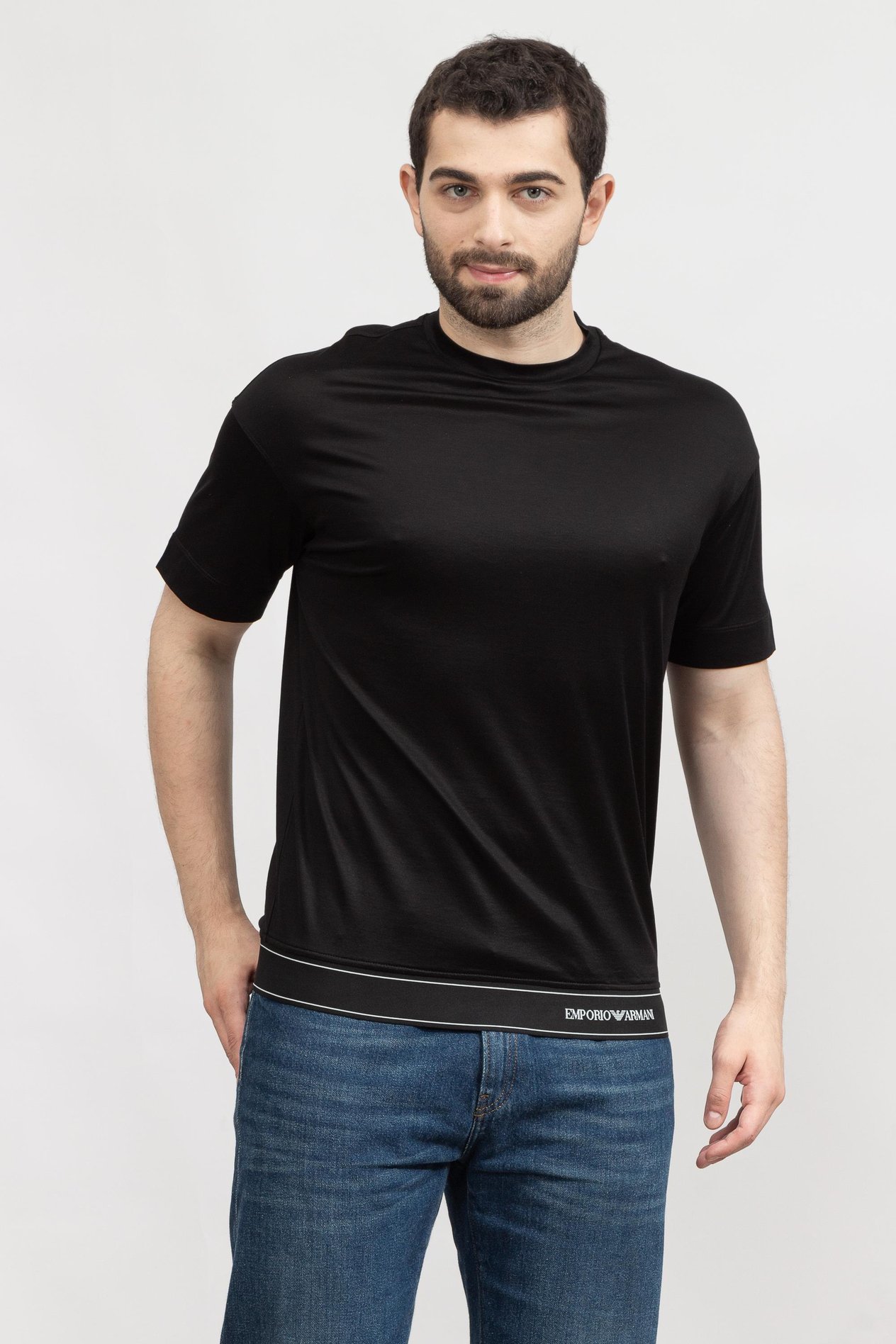 Emporio Armani Erkek Bisiklet Yaka T-Shirt
