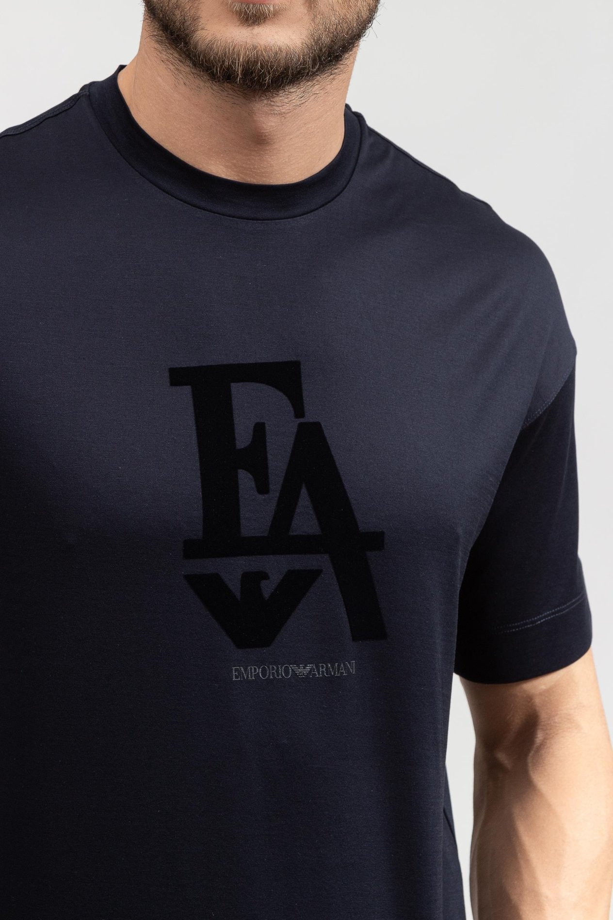 Emporio Armani Erkek Bisiklet Yaka T-Shirt