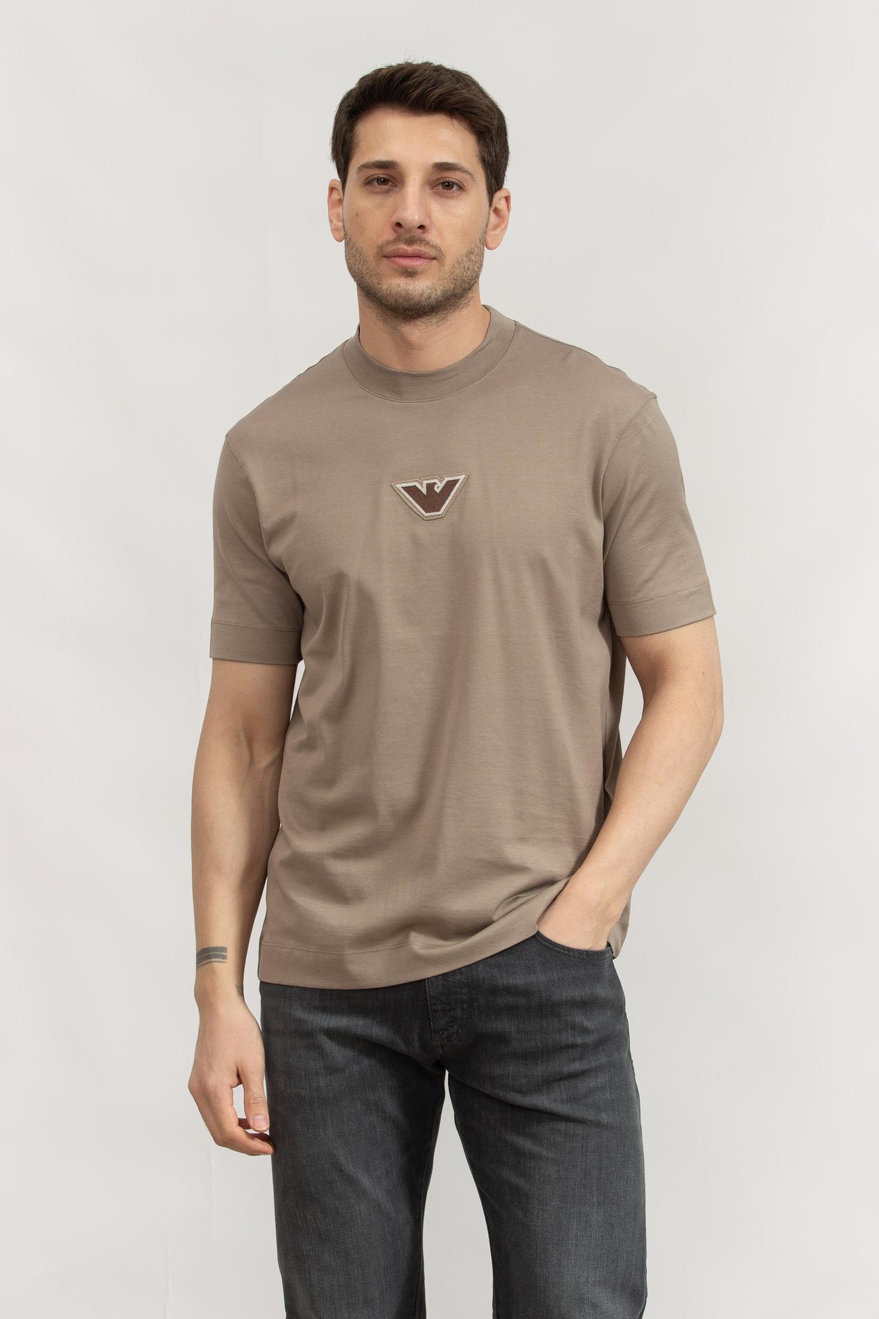 Emporio Armani Erkek Bisiklet Yaka T-Shirt