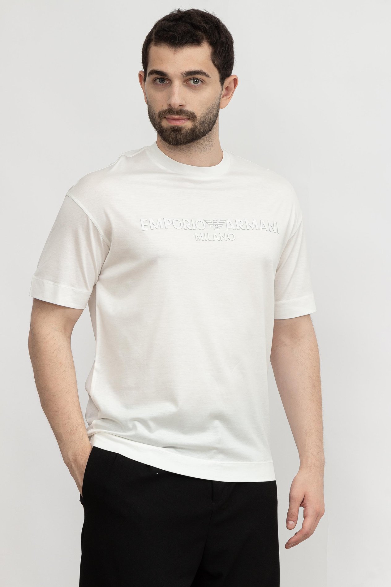 Emporio Armani Erkek Bisiklet Yaka T-Shirt
