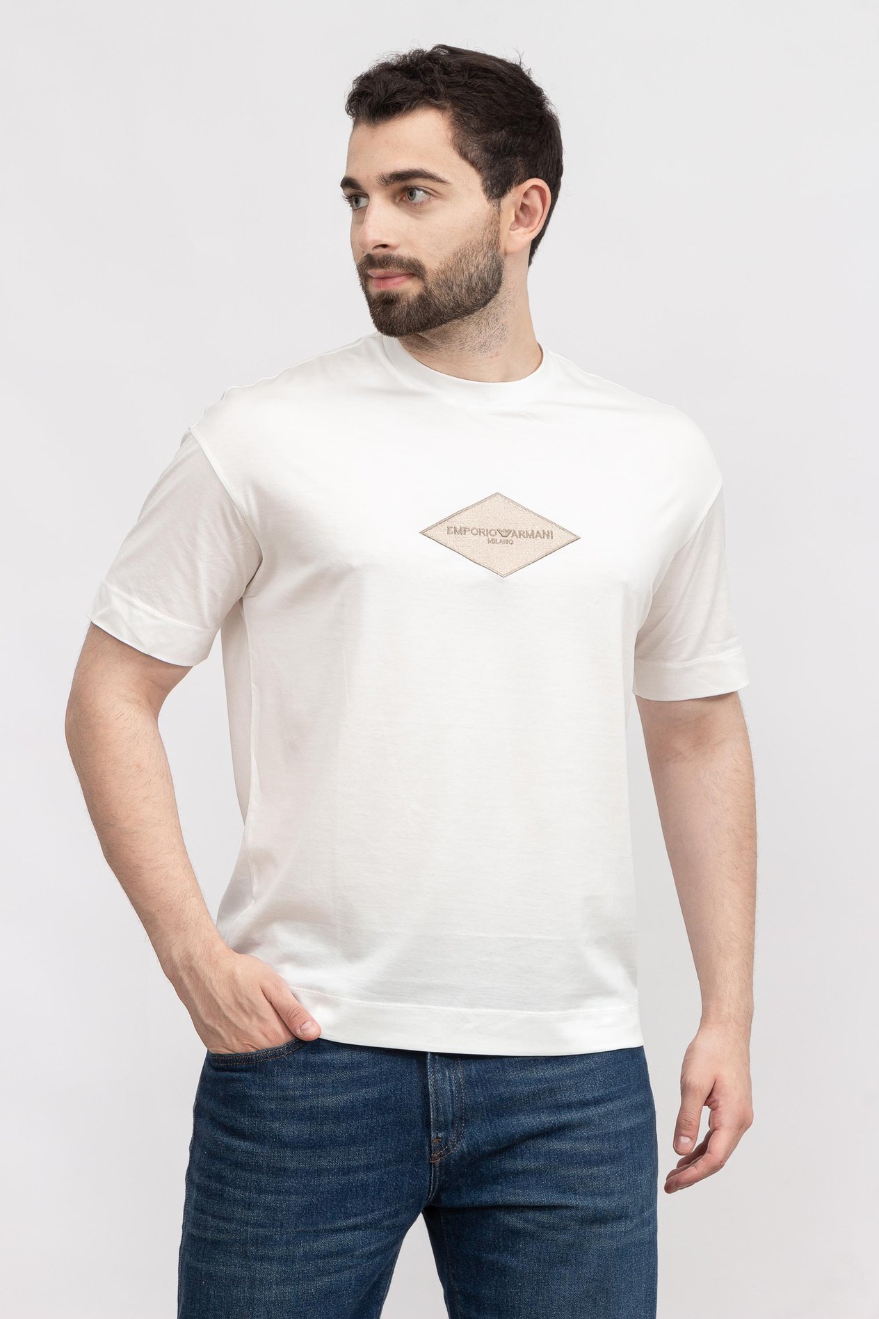 Emporio Armani Erkek Bisiklet Yaka T-Shirt