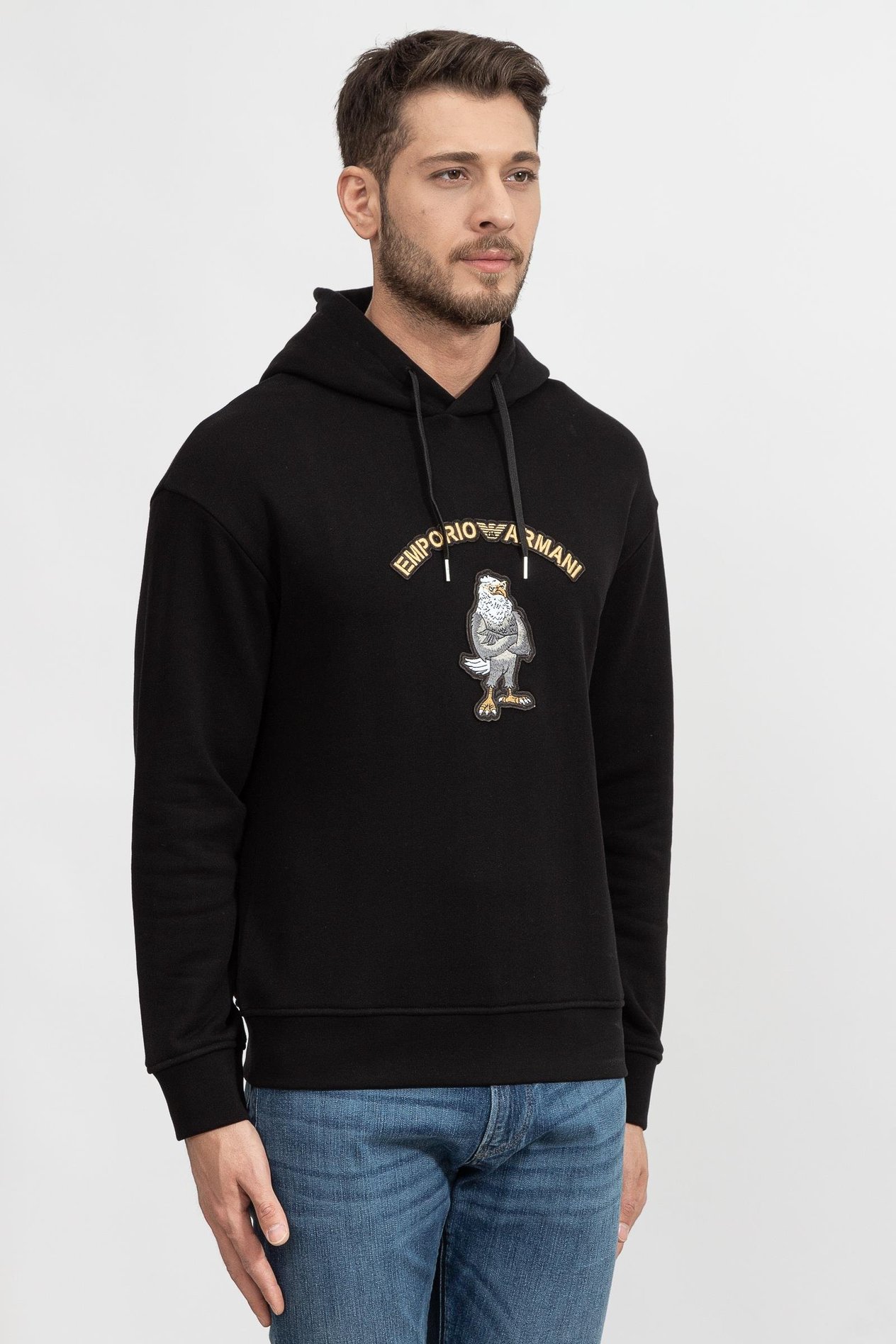 Emporio Armani Erkek Kapüşonlu Sweatshirt