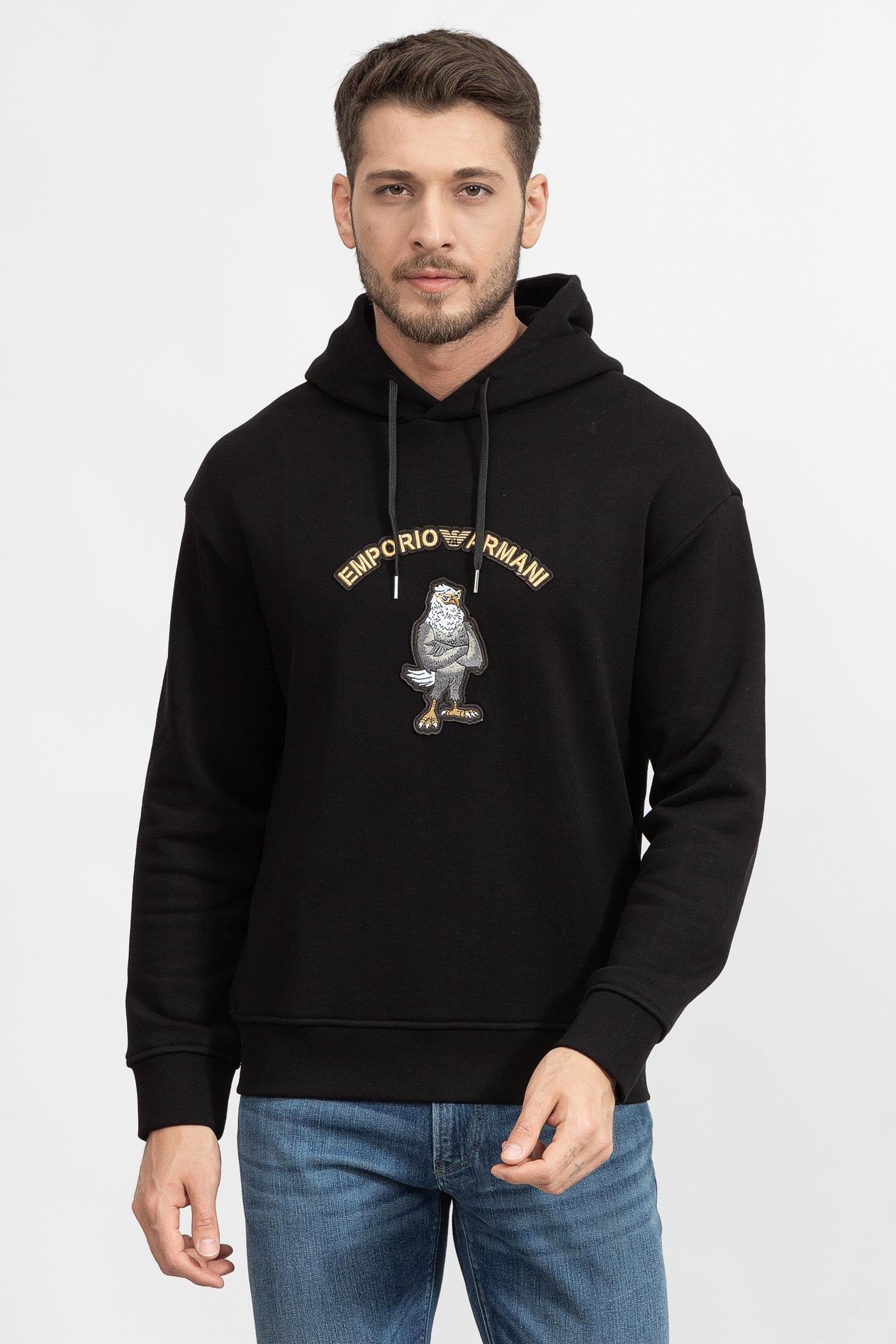 Emporio Armani Erkek Kapüşonlu Sweatshirt