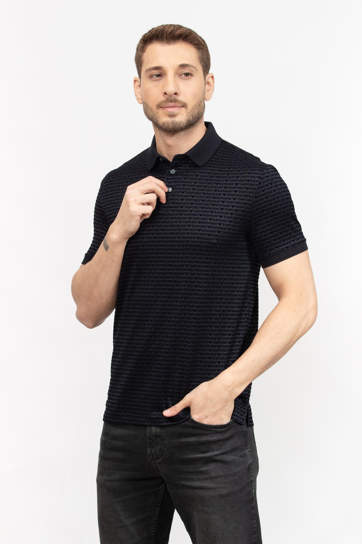 Emporio Armani Erkek Polo Yaka T-Shirt
