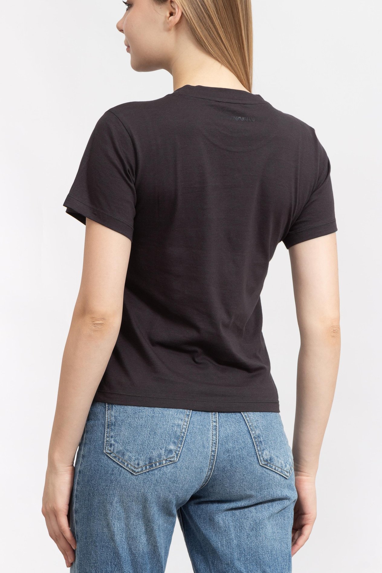 Emporio Armani Kadın Bisiklet Yaka T-Shirt