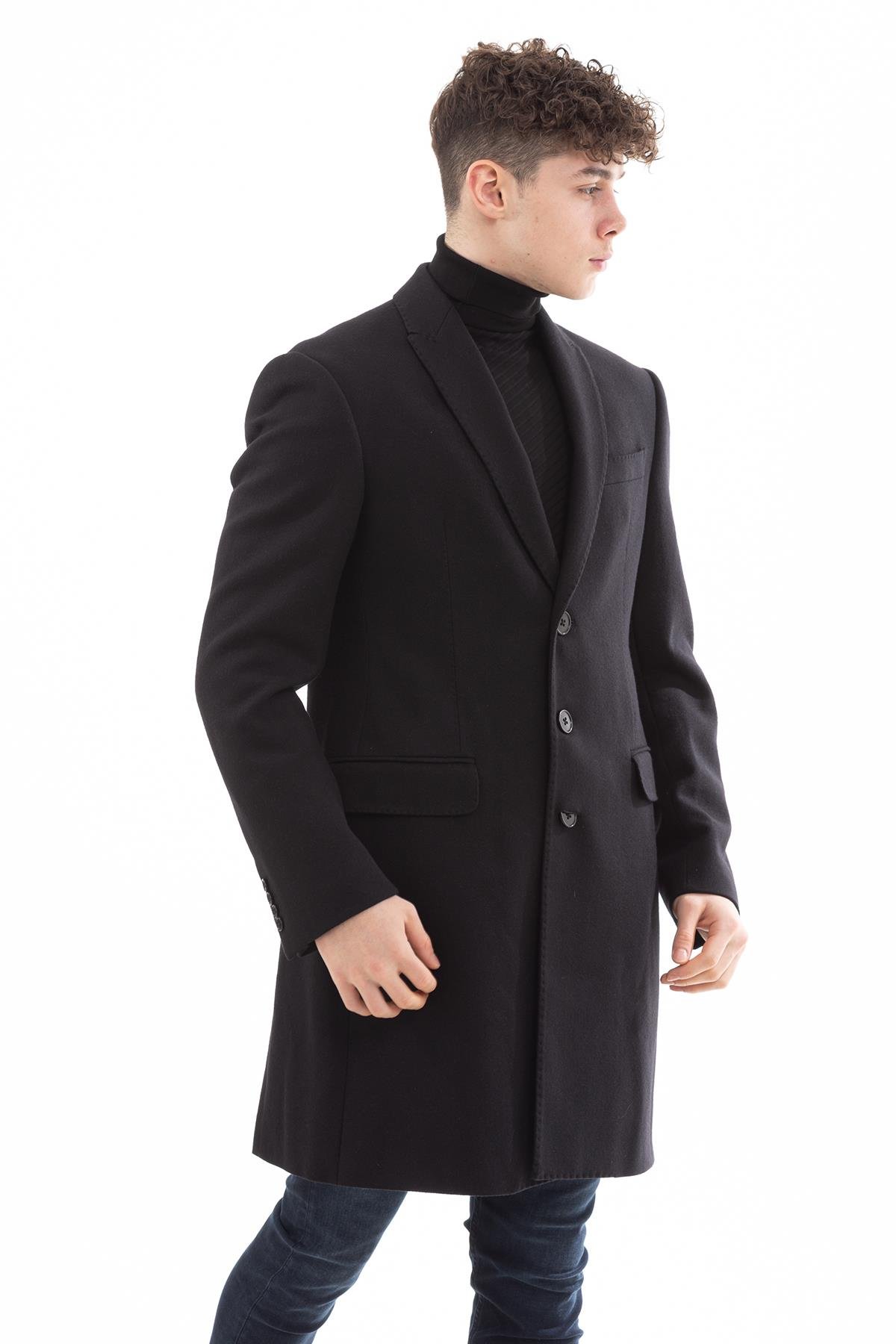 Emporio Armani Klasik Yün Erkek Kaban