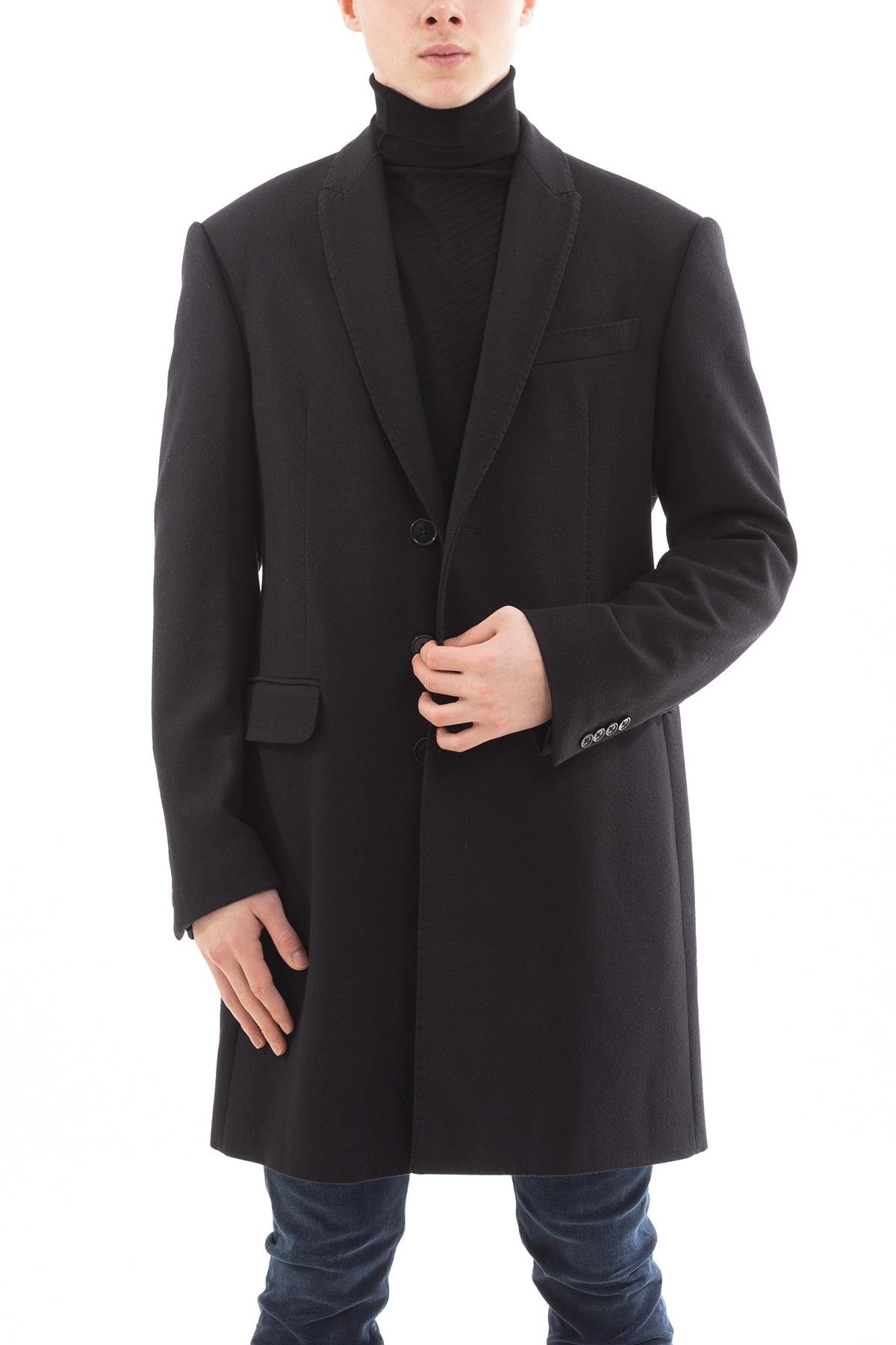 Emporio Armani Klasik Yün Erkek Kaban