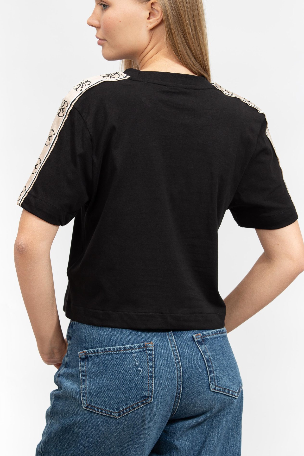 Guess Kadın Bisiklet Yaka T-Shirt