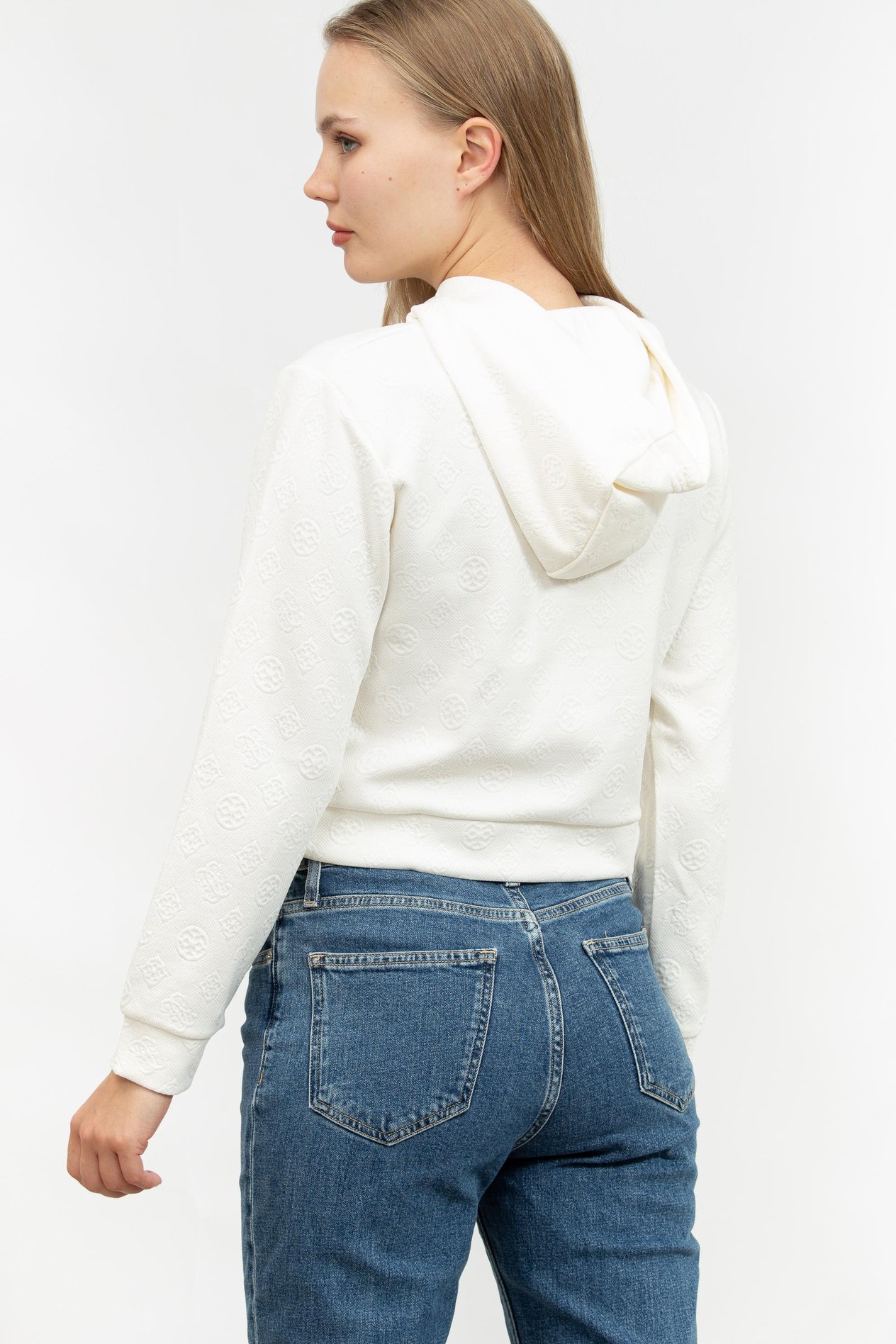 Guess Kadın Kapüşonlu Sweatshirt