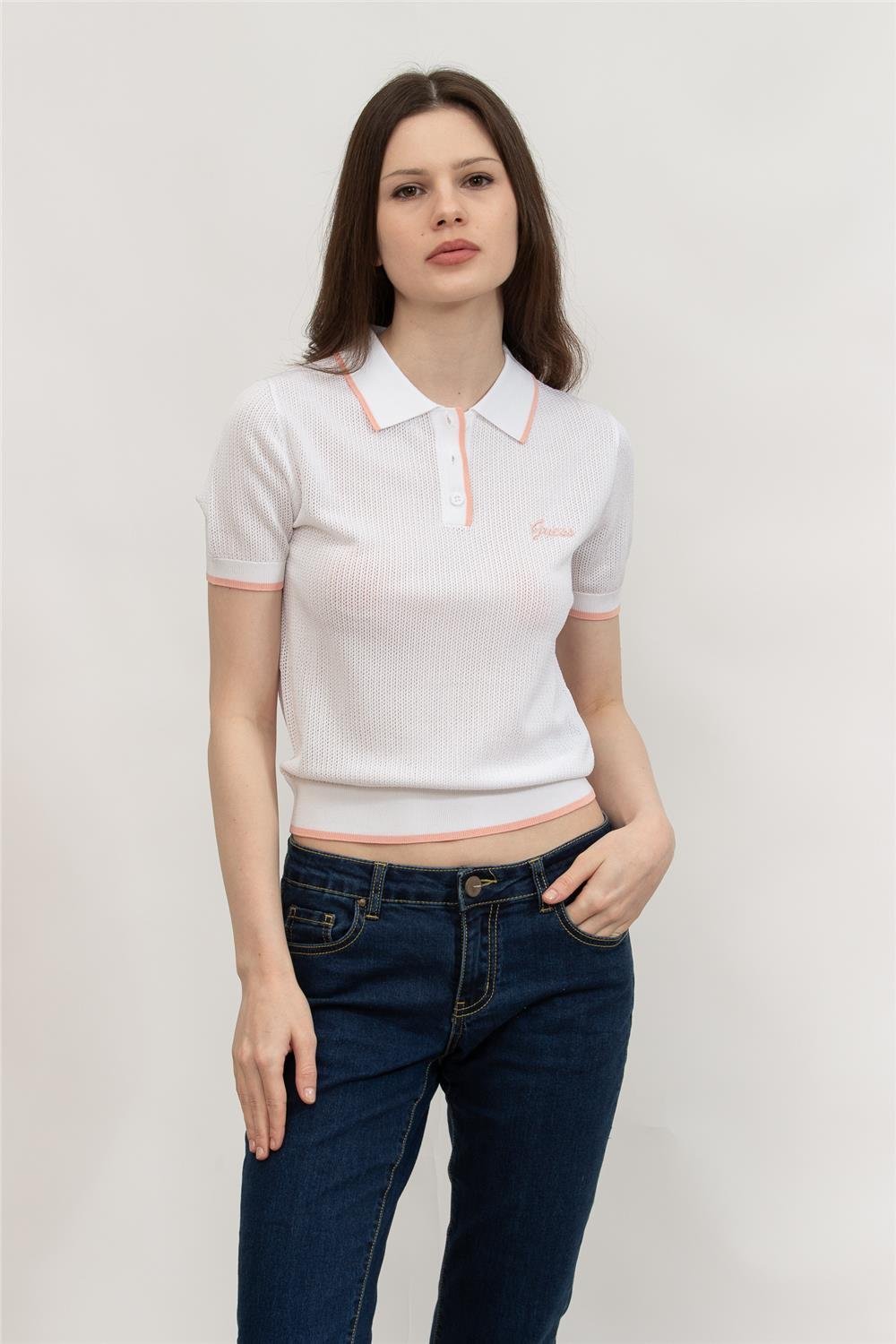 Guess Kadın Polo Yaka T-Shirt