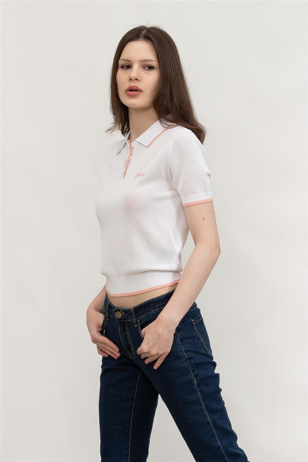 Guess Kadın Polo Yaka T-Shirt