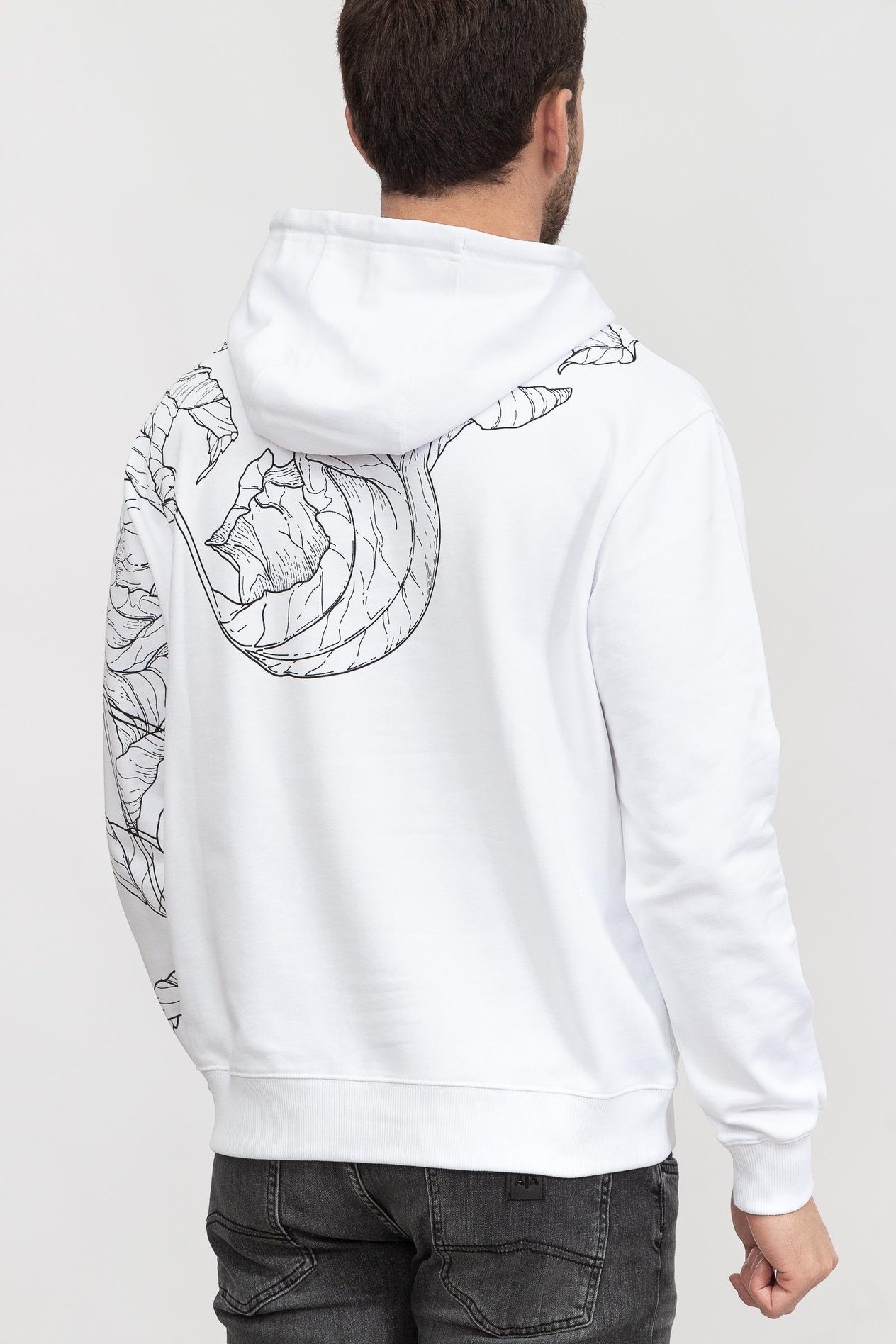 Hugo Danimaux Erkek Kapüşonlu Sweatshirt