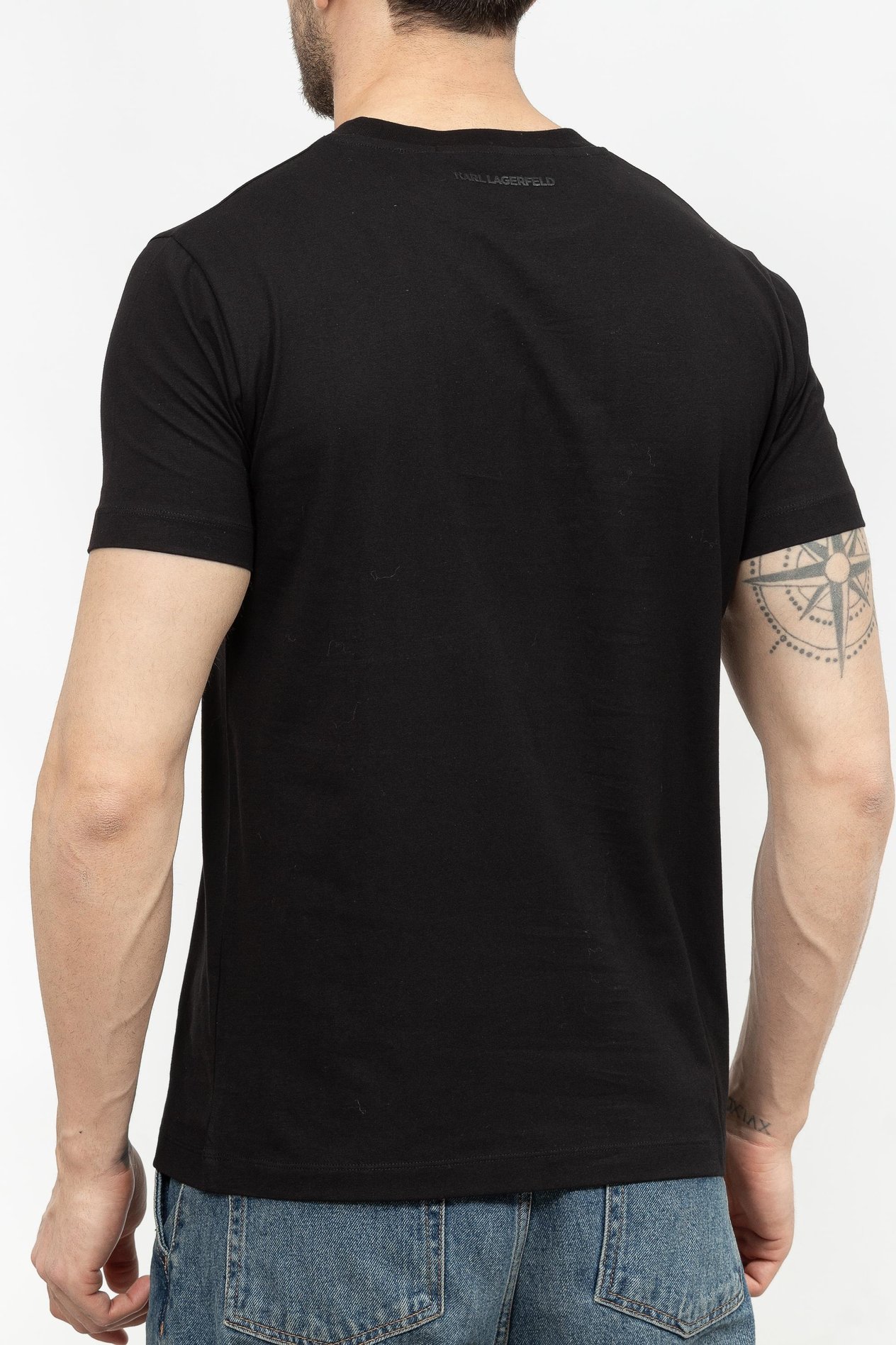 Karl Lagerfeld Erkek Bisiklet Yaka T-Shirt