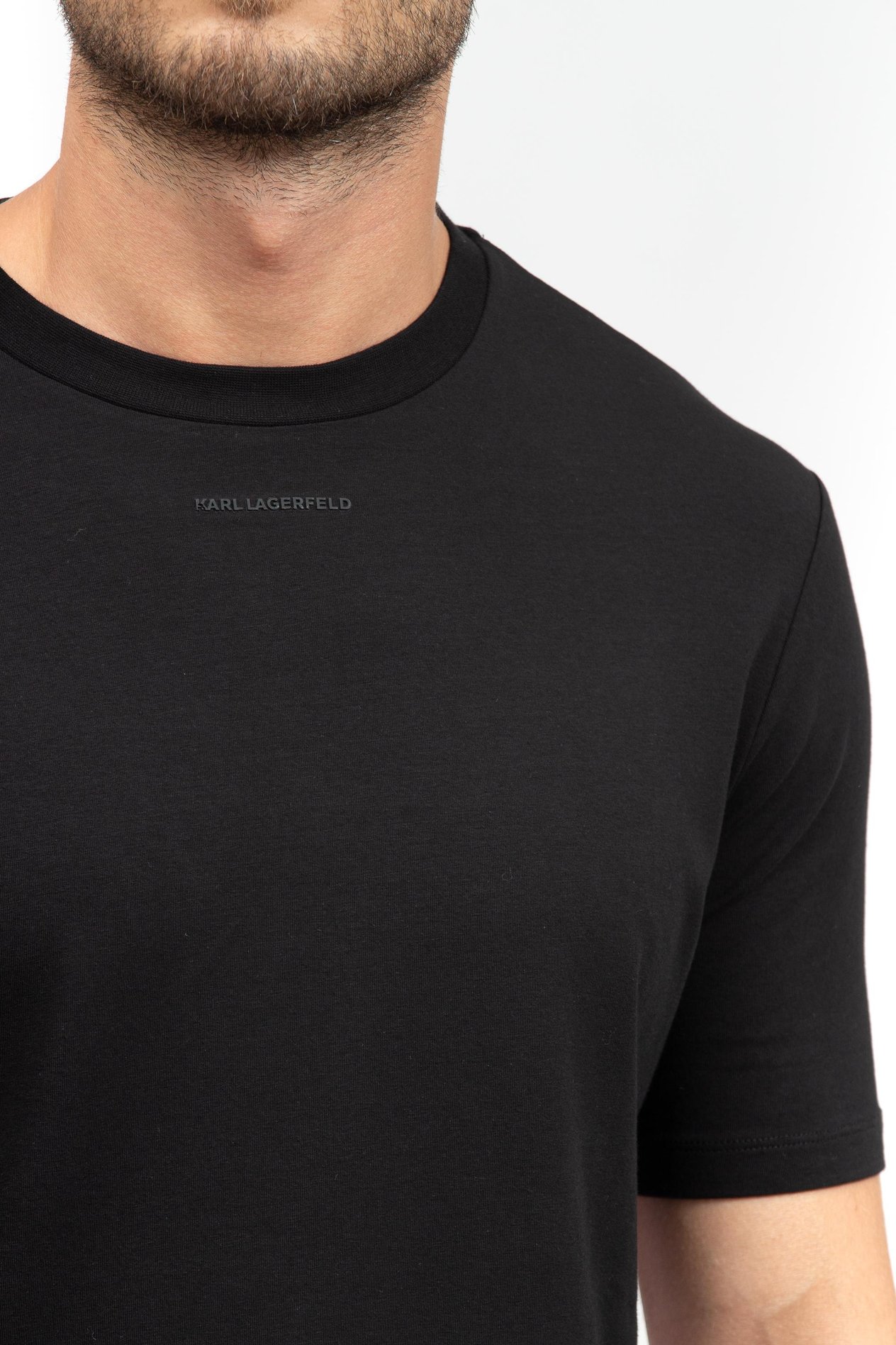Karl Lagerfeld Erkek Bisiklet Yaka T-Shirt