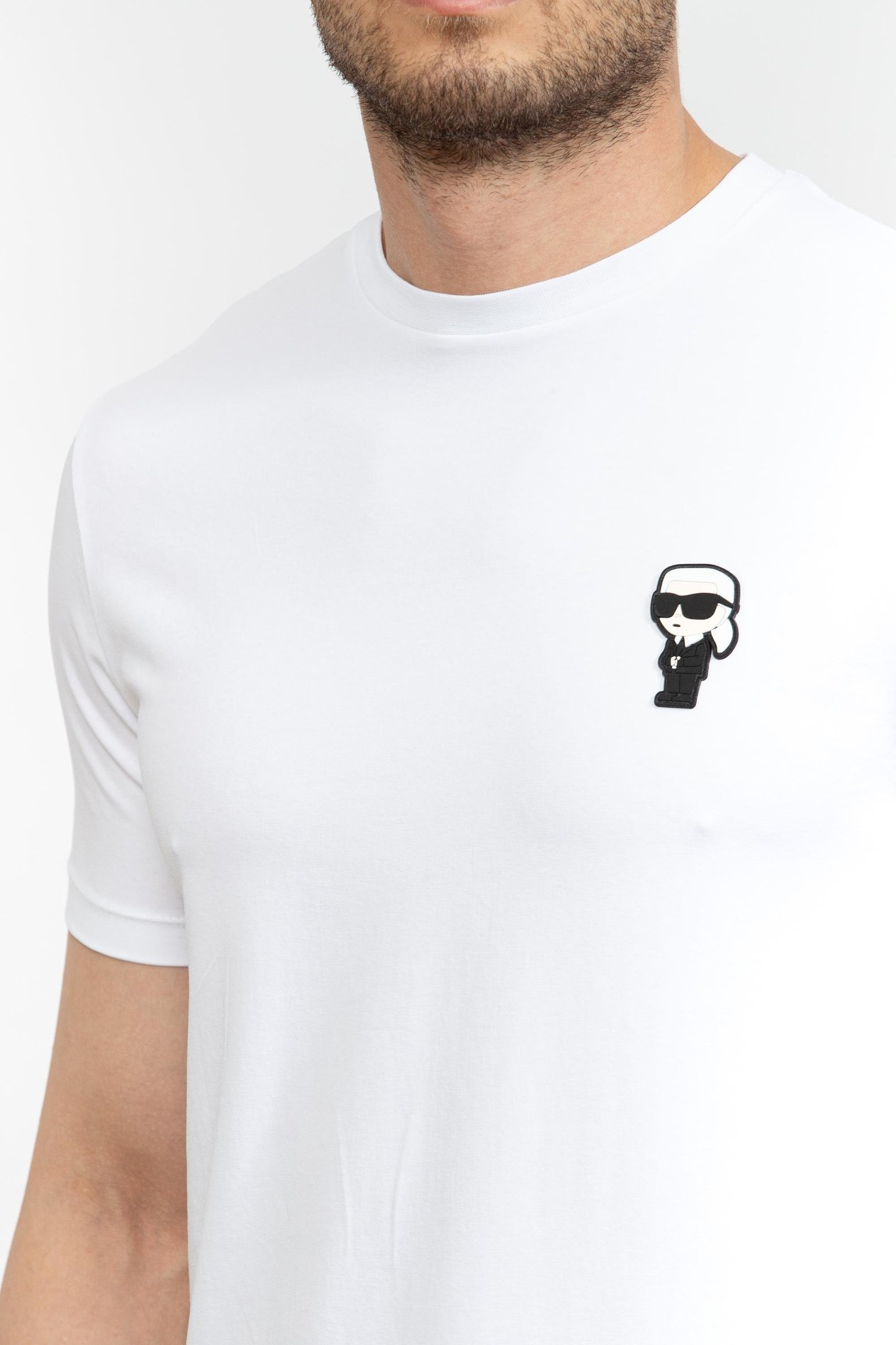 Karl Lagerfeld Erkek Bisiklet Yaka T-Shirt