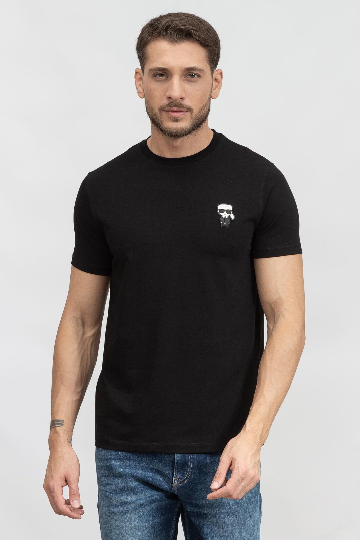 Karl Lagerfeld Erkek Bisiklet Yaka T-Shirt