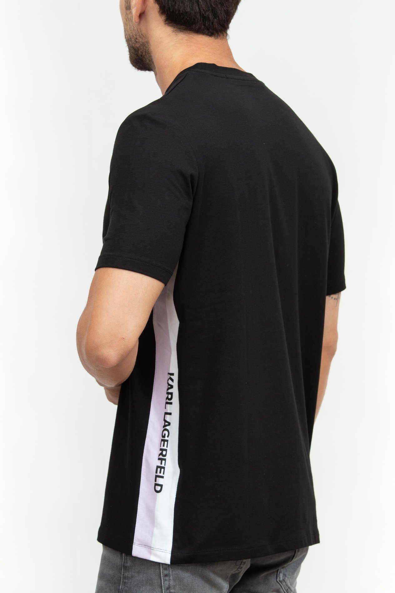 Karl Lagerfeld Erkek Bisiklet Yaka T-Shirt