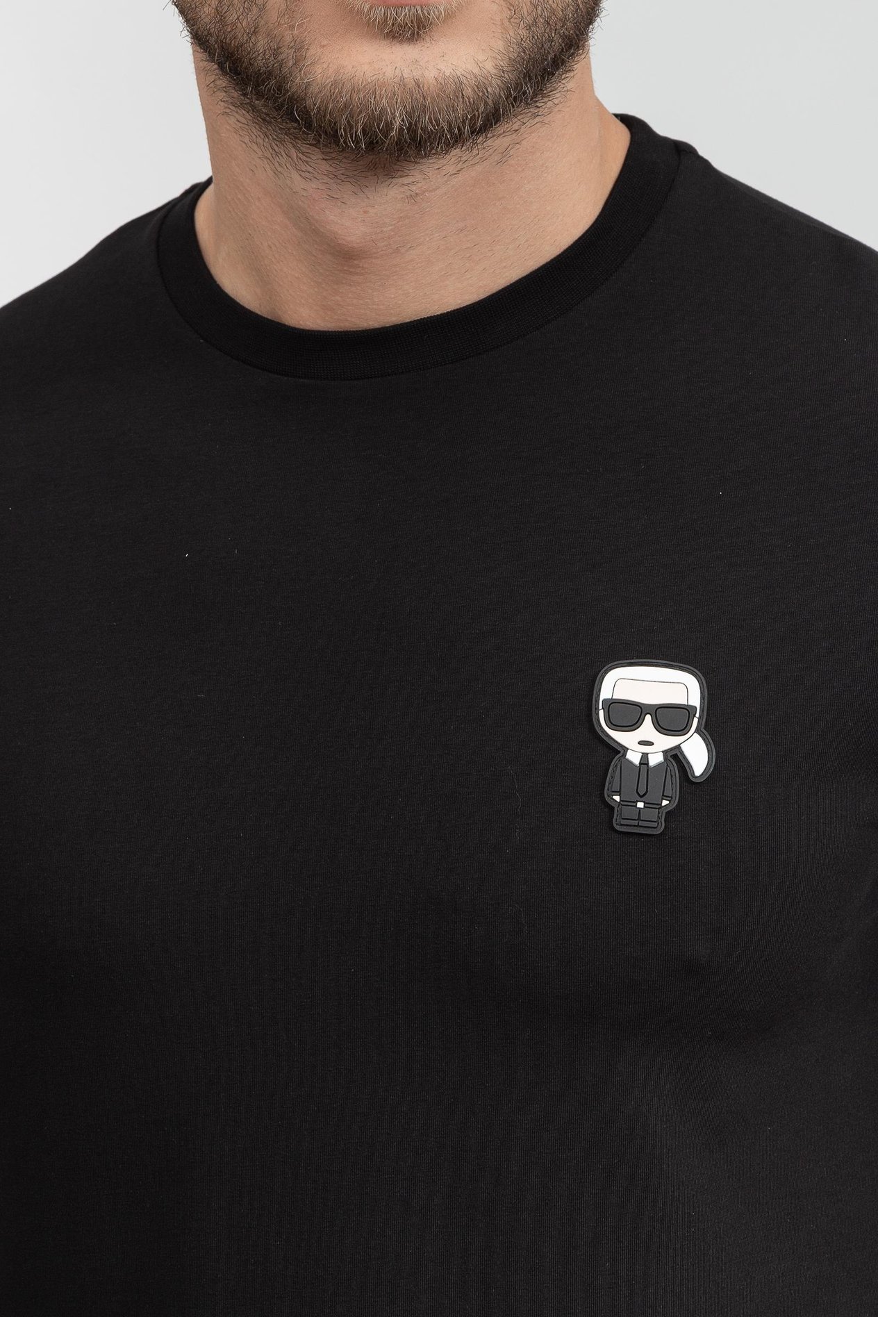 Karl Lagerfeld Erkek Bisiklet Yaka T-Shirt