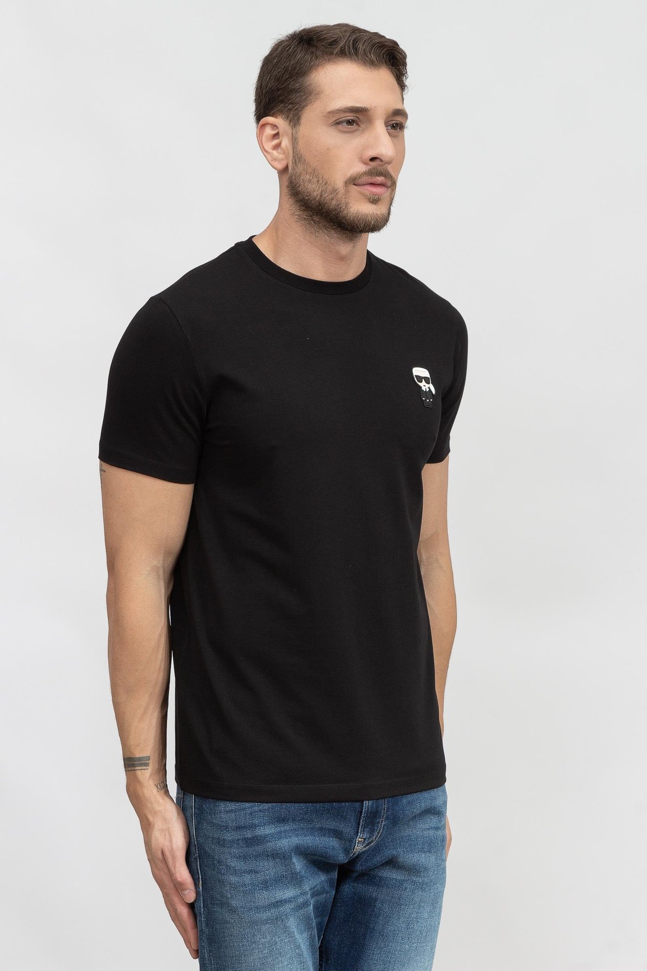 Karl Lagerfeld Erkek Bisiklet Yaka T-Shirt