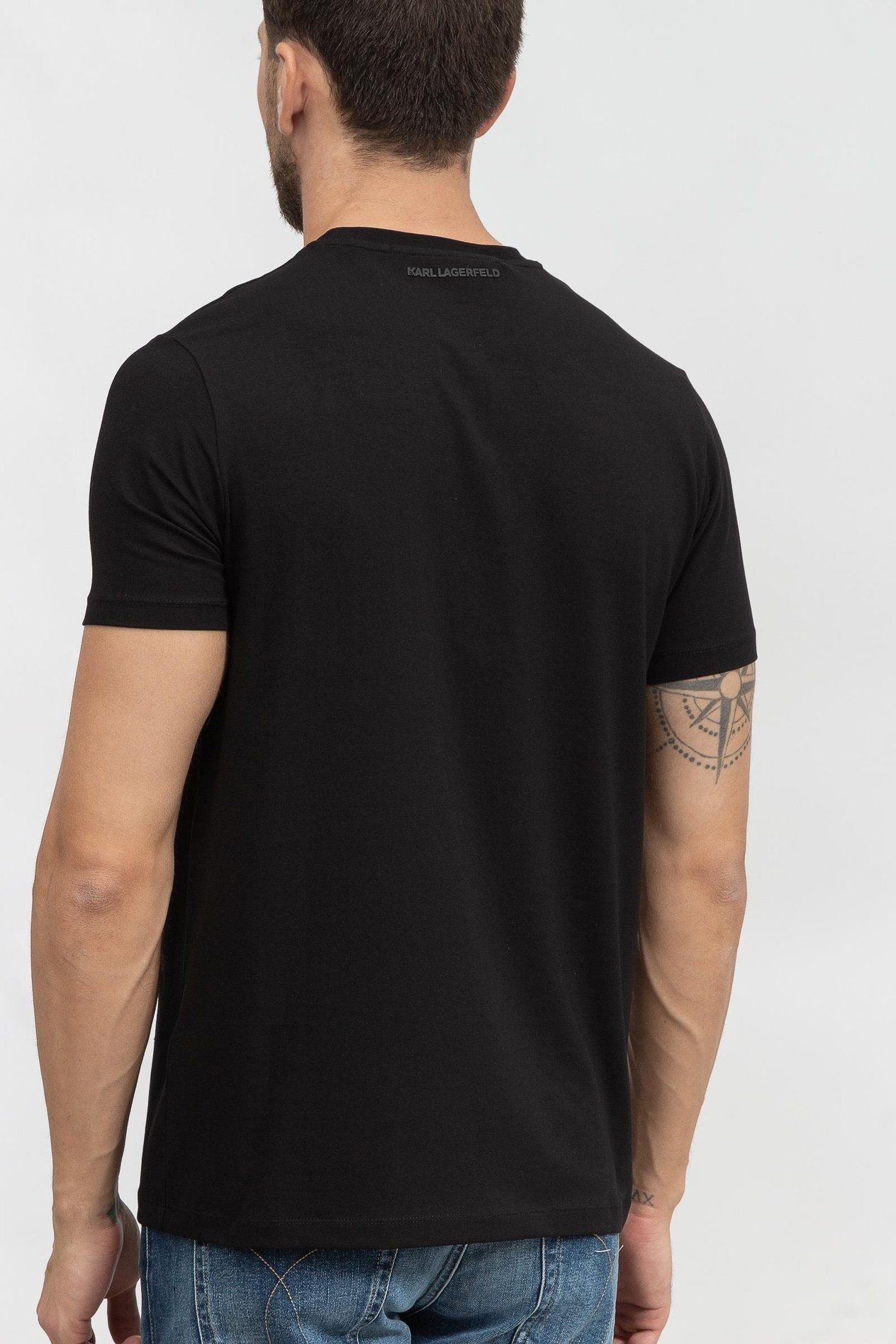 Karl Lagerfeld Erkek Bisiklet Yaka T-Shirt