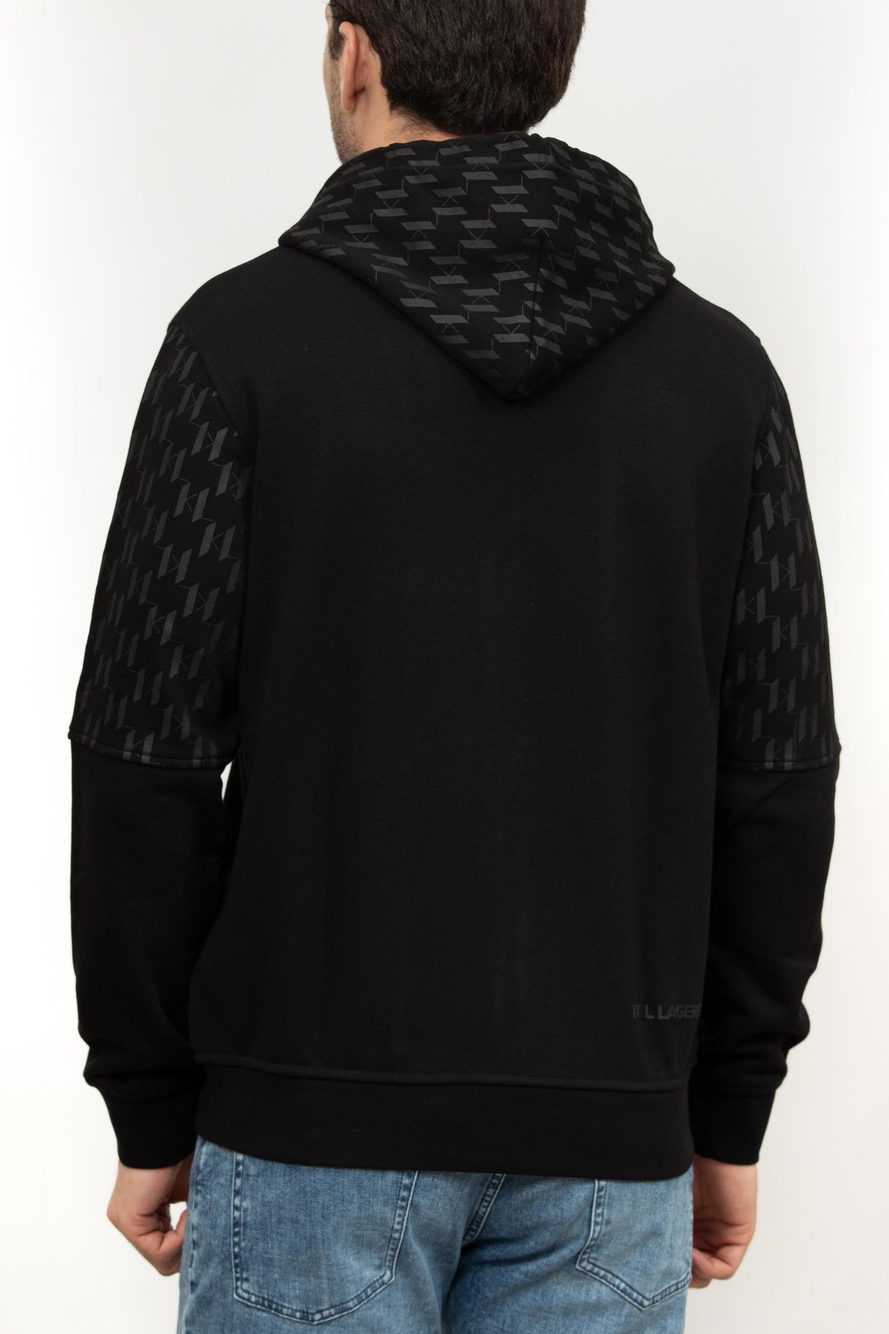 Karl Lagerfeld Erkek Fermuarlı Sweatshirt