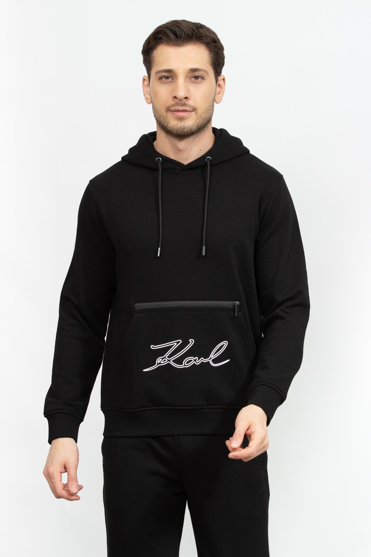 Karl Lagerfeld Erkek Kapüşonlu Sweatshirt