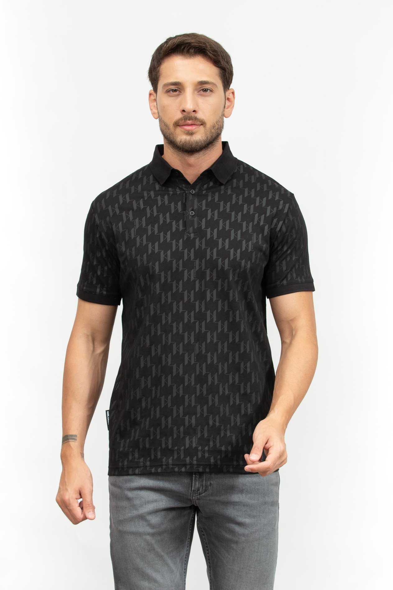 Karl Lagerfeld Erkek Polo Yaka T-Shirt