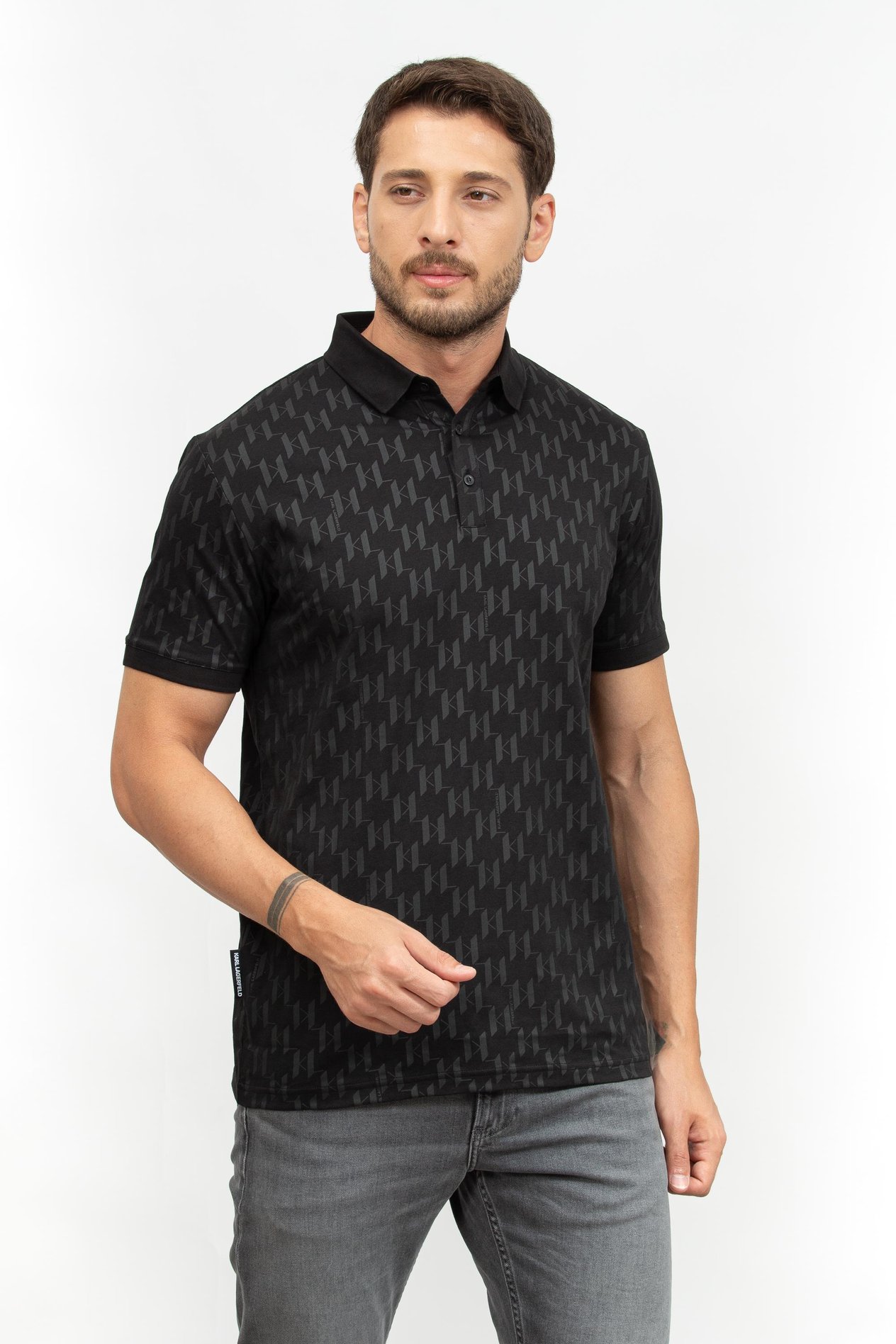 Karl Lagerfeld Erkek Polo Yaka T-Shirt
