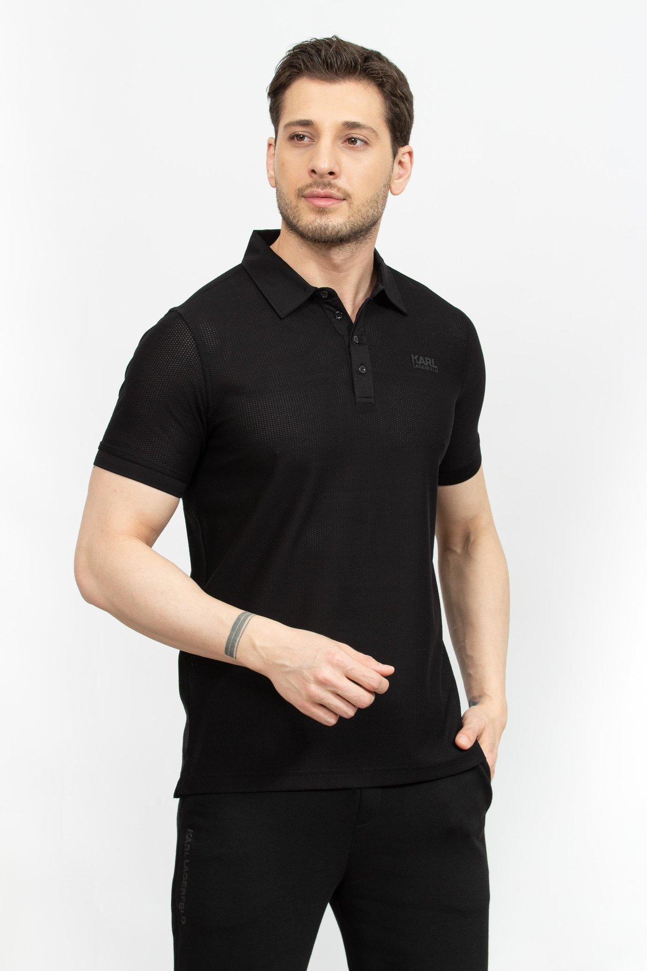 Karl Lagerfeld Erkek Polo Yaka T-Shirt