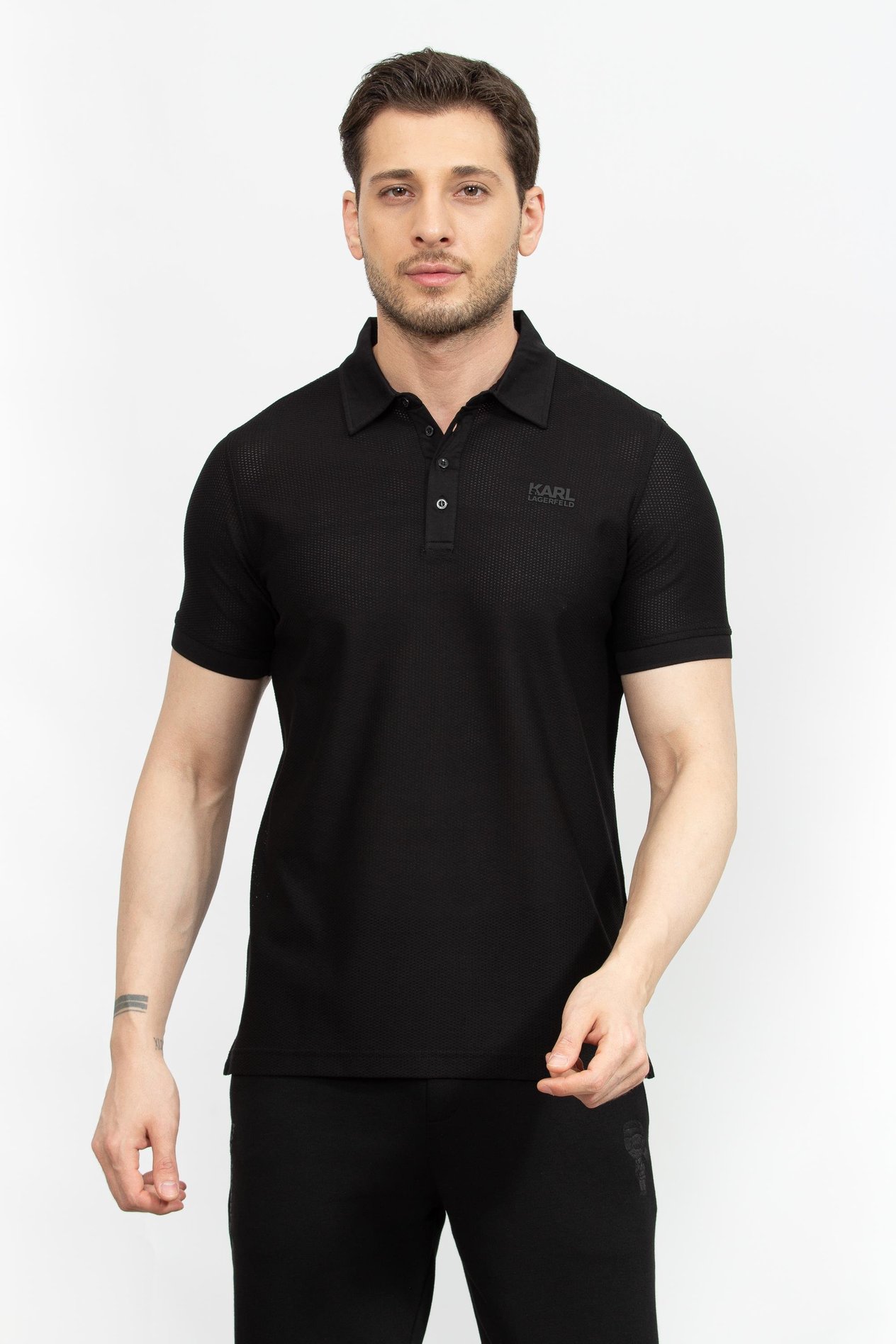 Karl Lagerfeld Erkek Polo Yaka T-Shirt