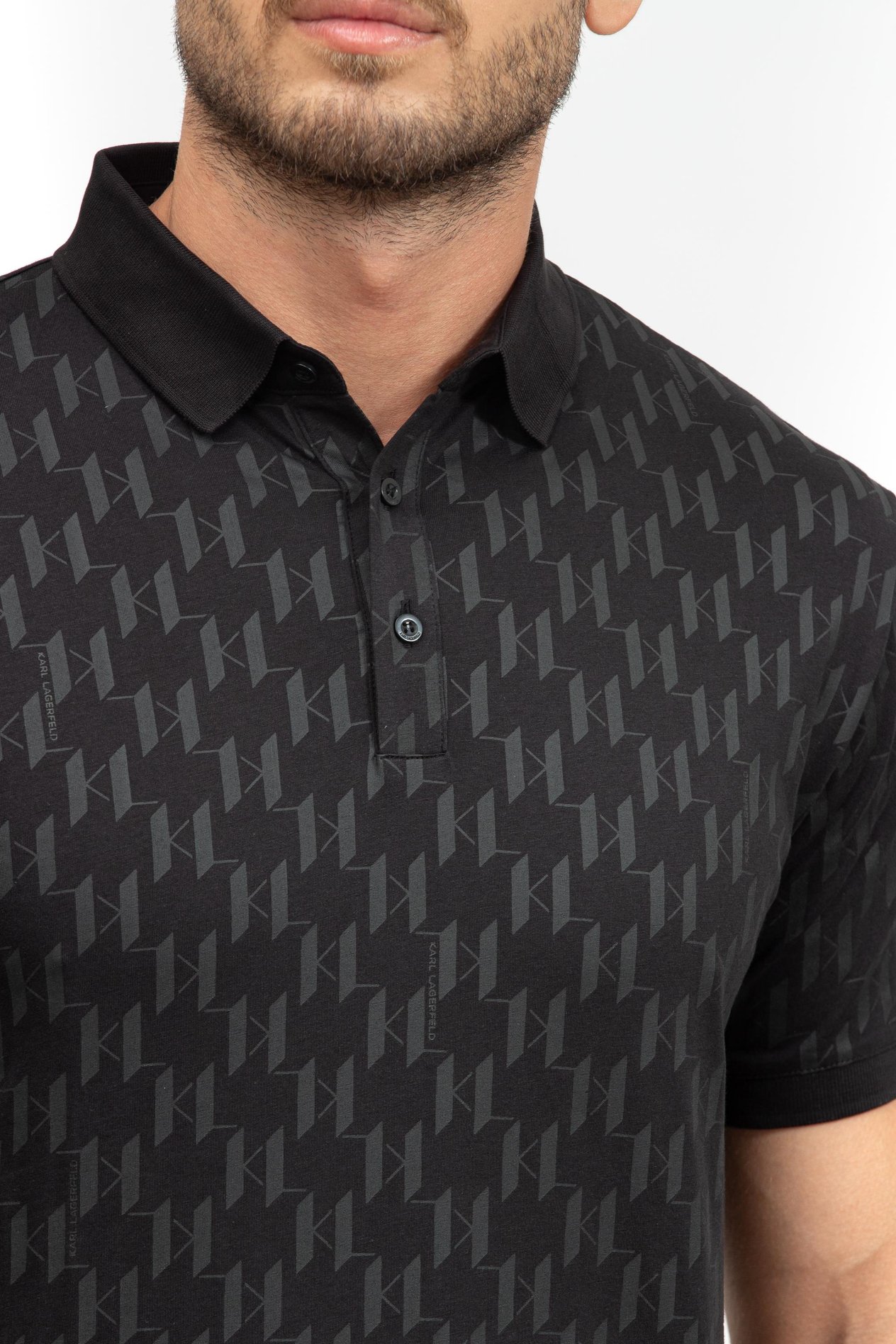 Karl Lagerfeld Erkek Polo Yaka T-Shirt