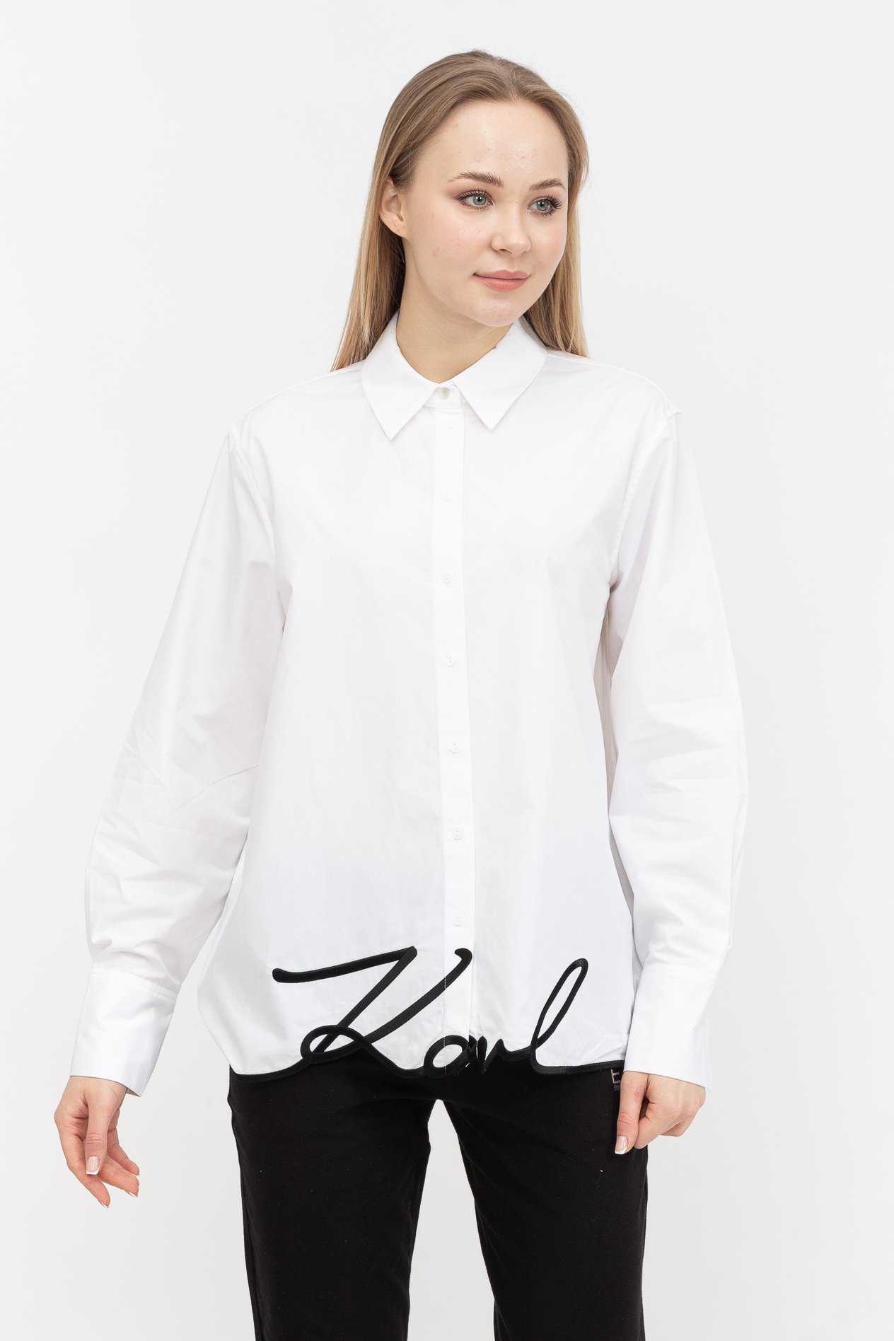 Karl Lagerfeld Hem Signature  Kadın Gömlek