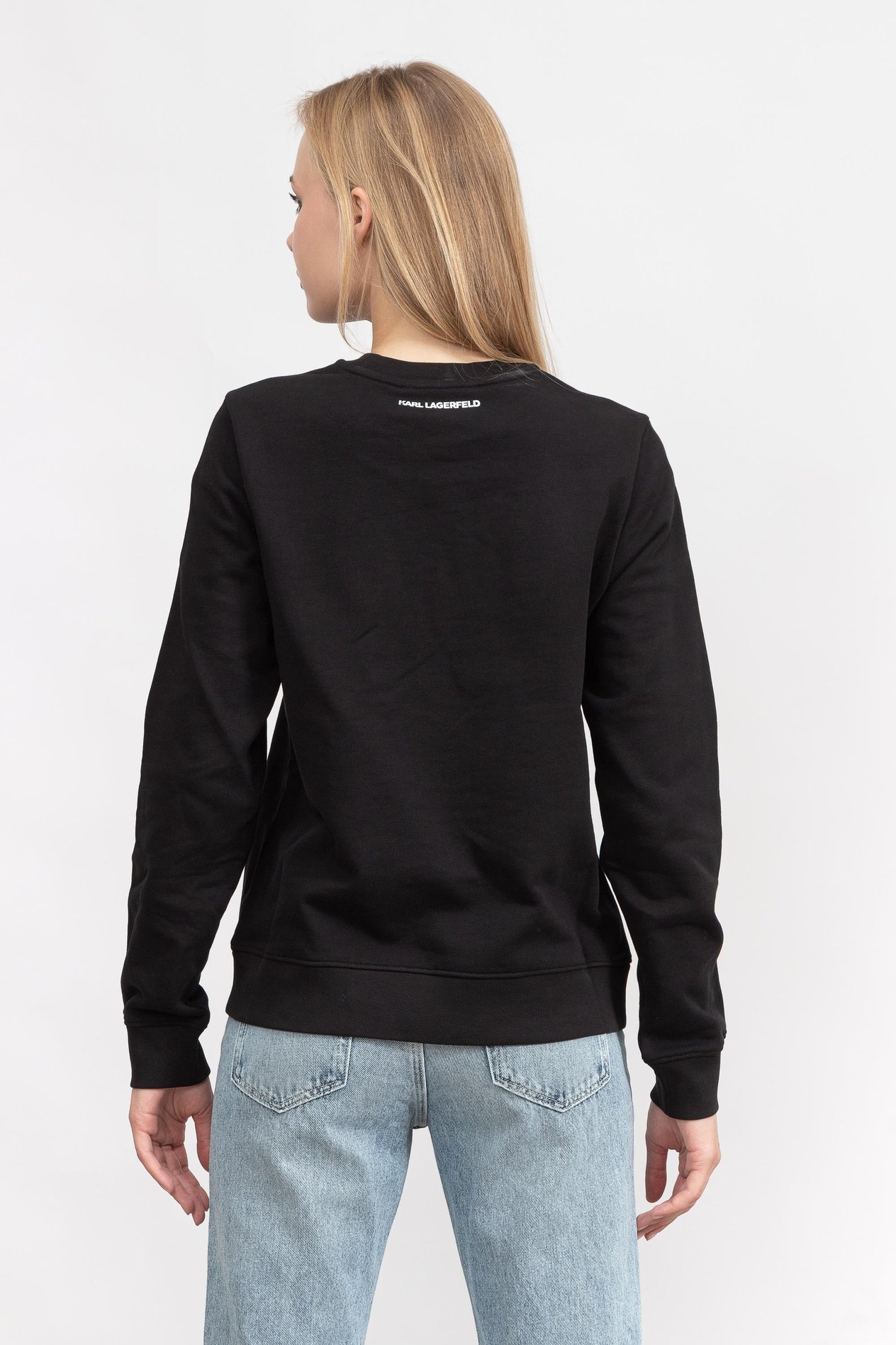 Karl Lagerfeld Ikonik Kadın Bisiklet Yaka Sweatshirt