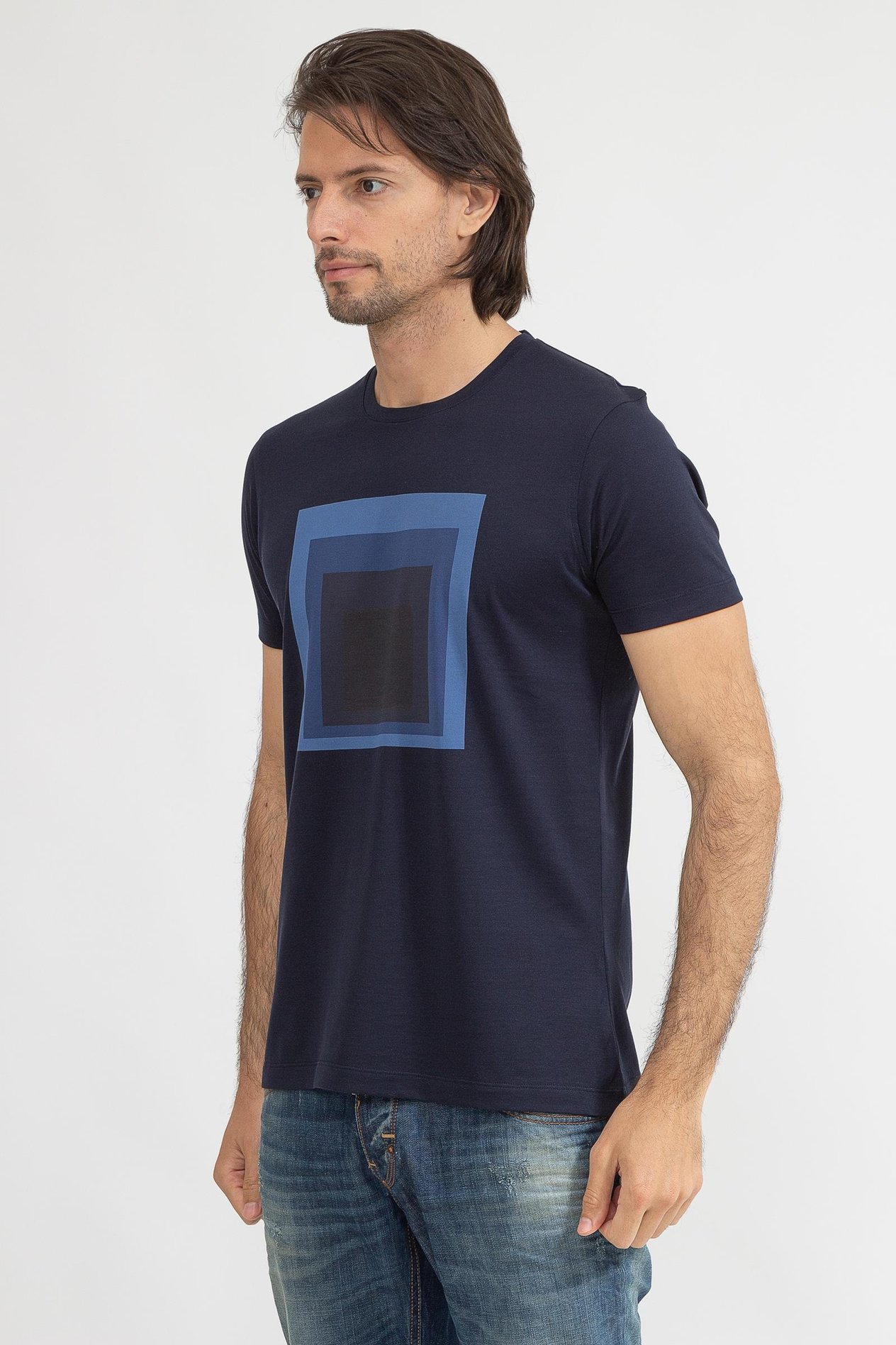 Stamati's Erkek Bisiklet Yaka T-Shirt