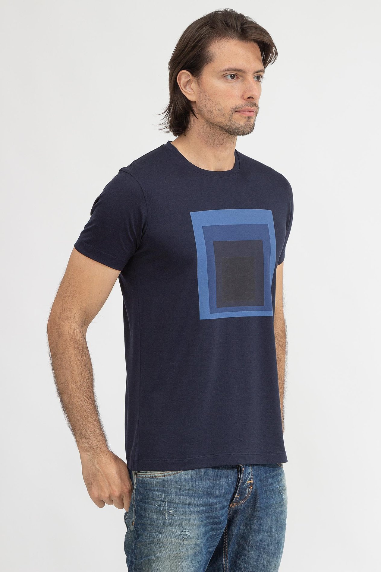 Stamati's Erkek Bisiklet Yaka T-Shirt