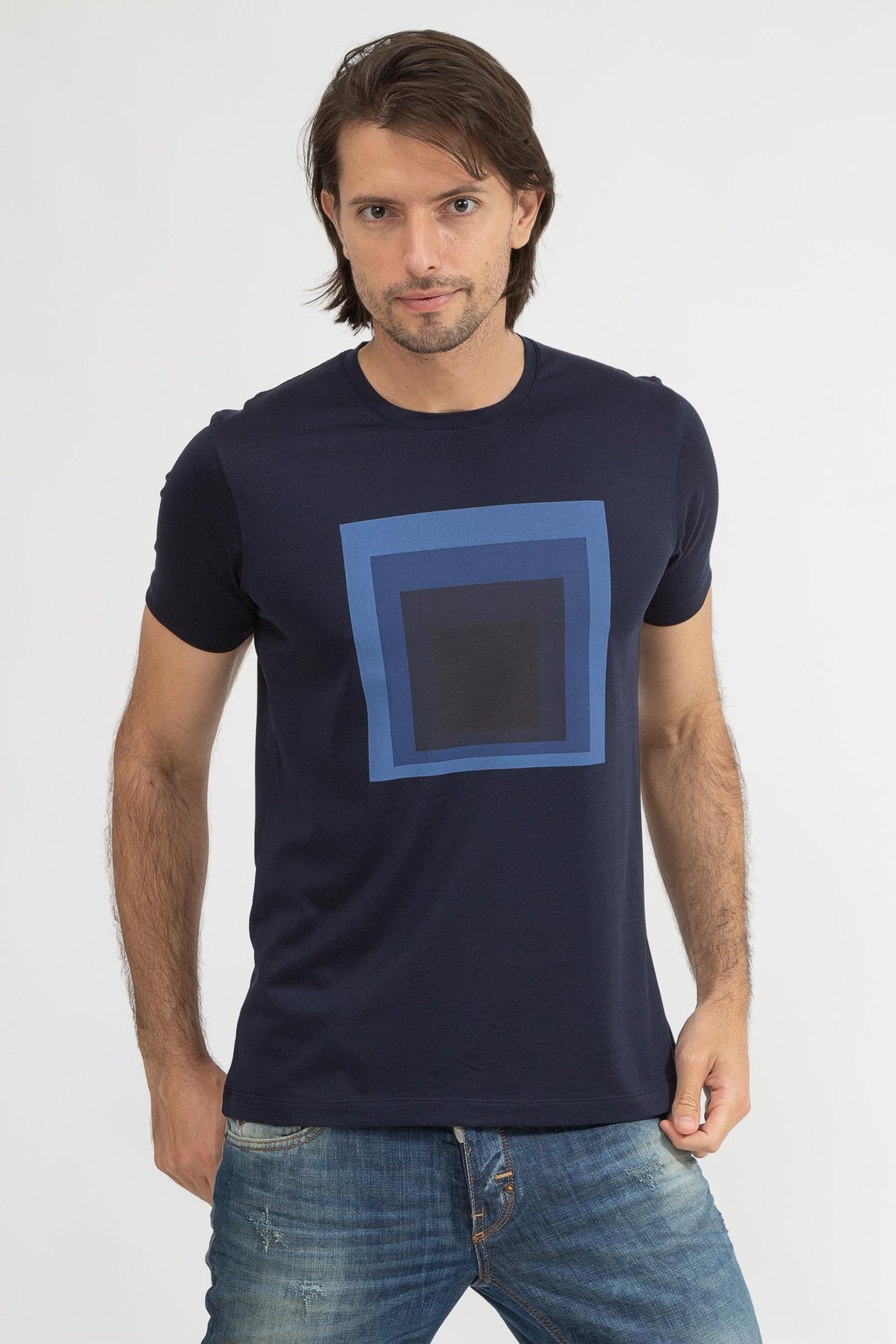 Stamati's Erkek Bisiklet Yaka T-Shirt