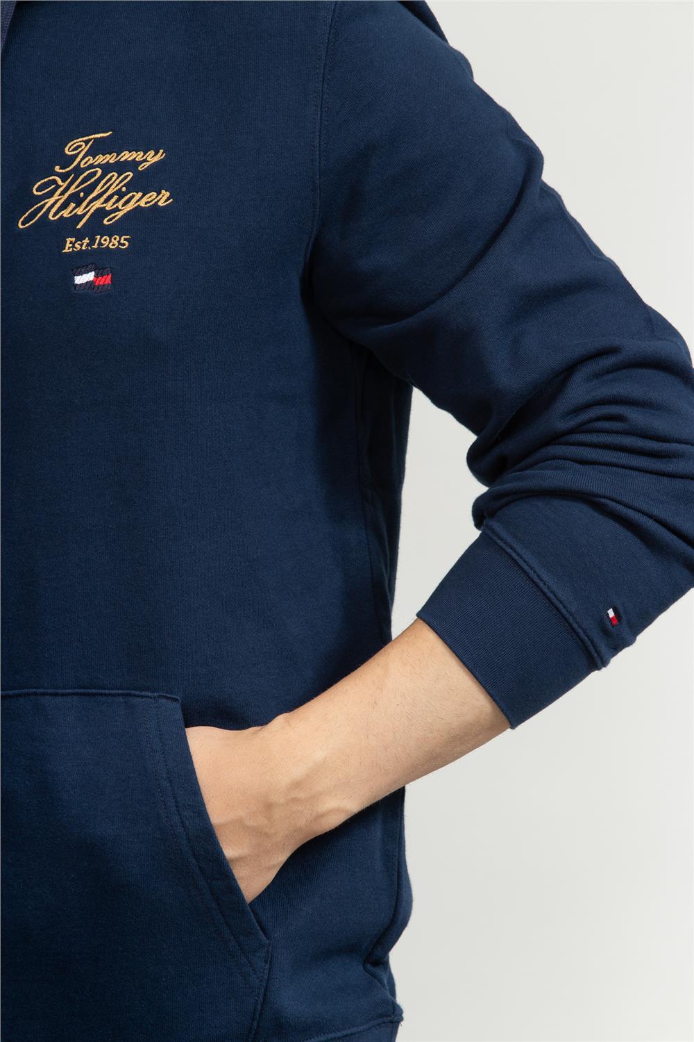 Tommy Hilfiger Erkek Kapüşonlu Sweatshirt