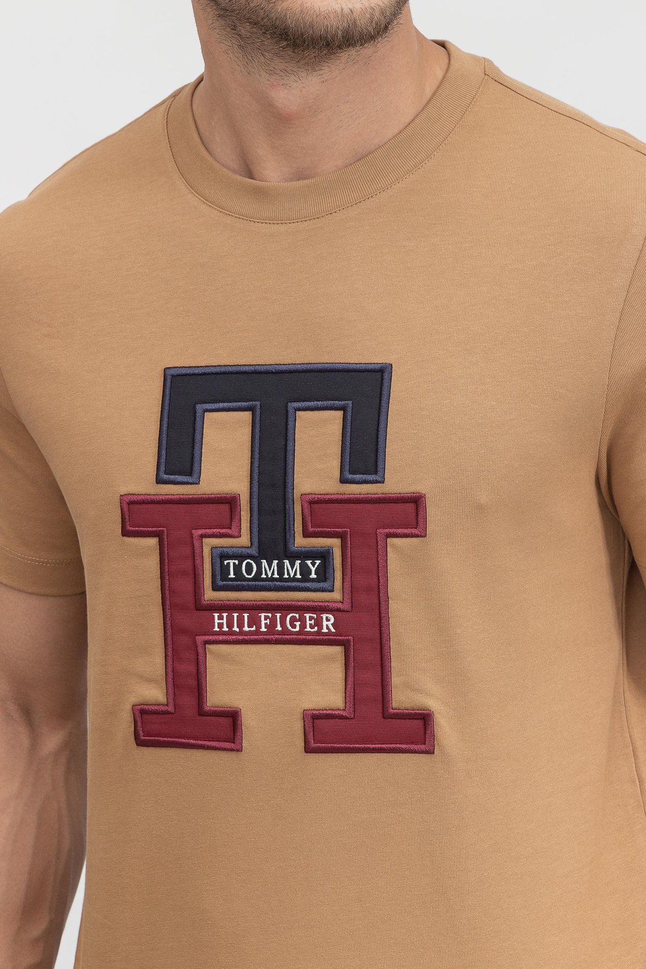 Tommy Hilfiger Mainline Erkek Bisiklet Yaka T-Shirt