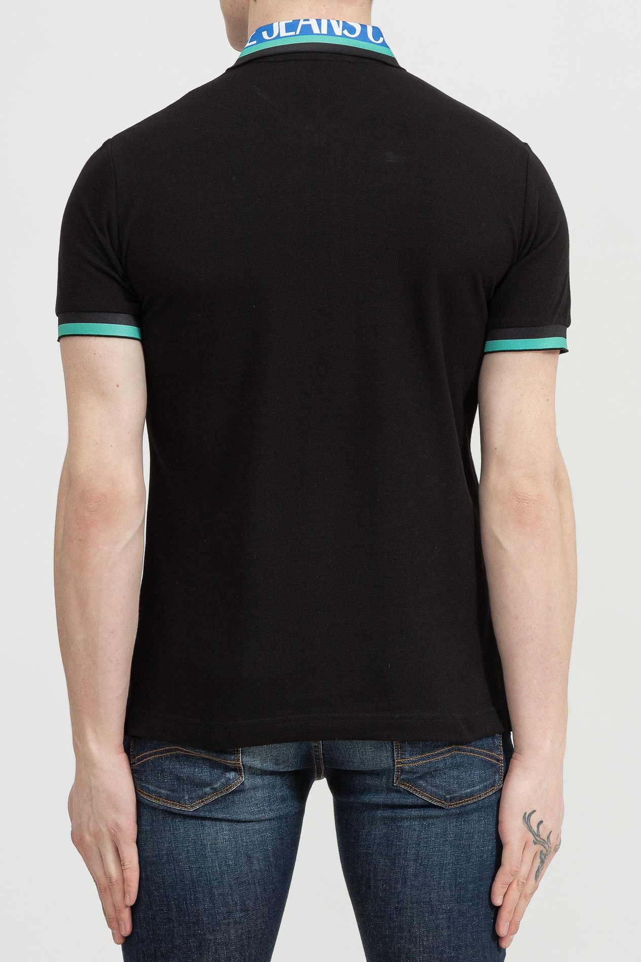 Versace Jeans Couture Erkek Polo Yaka T-Shirt