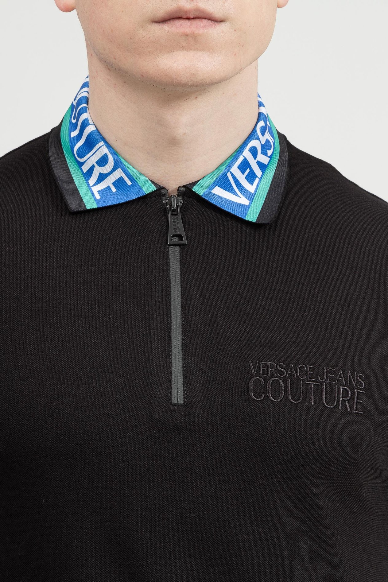 Versace Jeans Couture Erkek Polo Yaka T-Shirt
