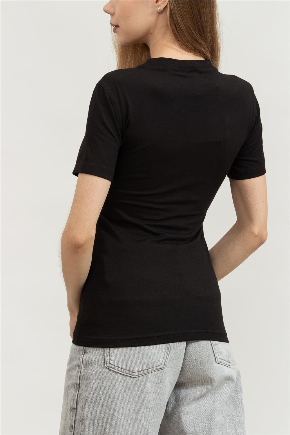Versace Jeans Couture Kadın Bisiklet Yaka T-Shirt