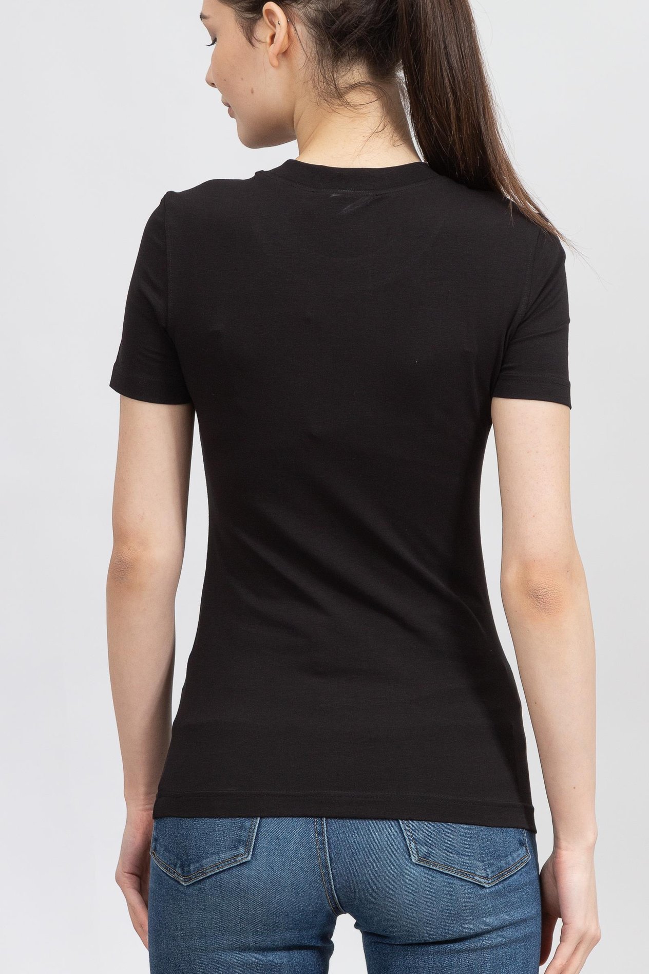 Versace Jeans Couture Kadın Bisiklet Yaka T-Shirt