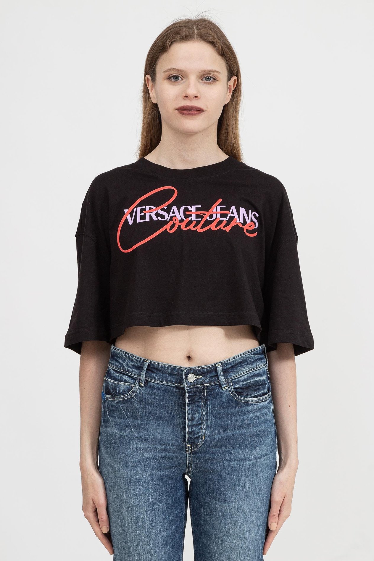 Versace Jeans Couture Kadın Uzun Kollu T-Shirt