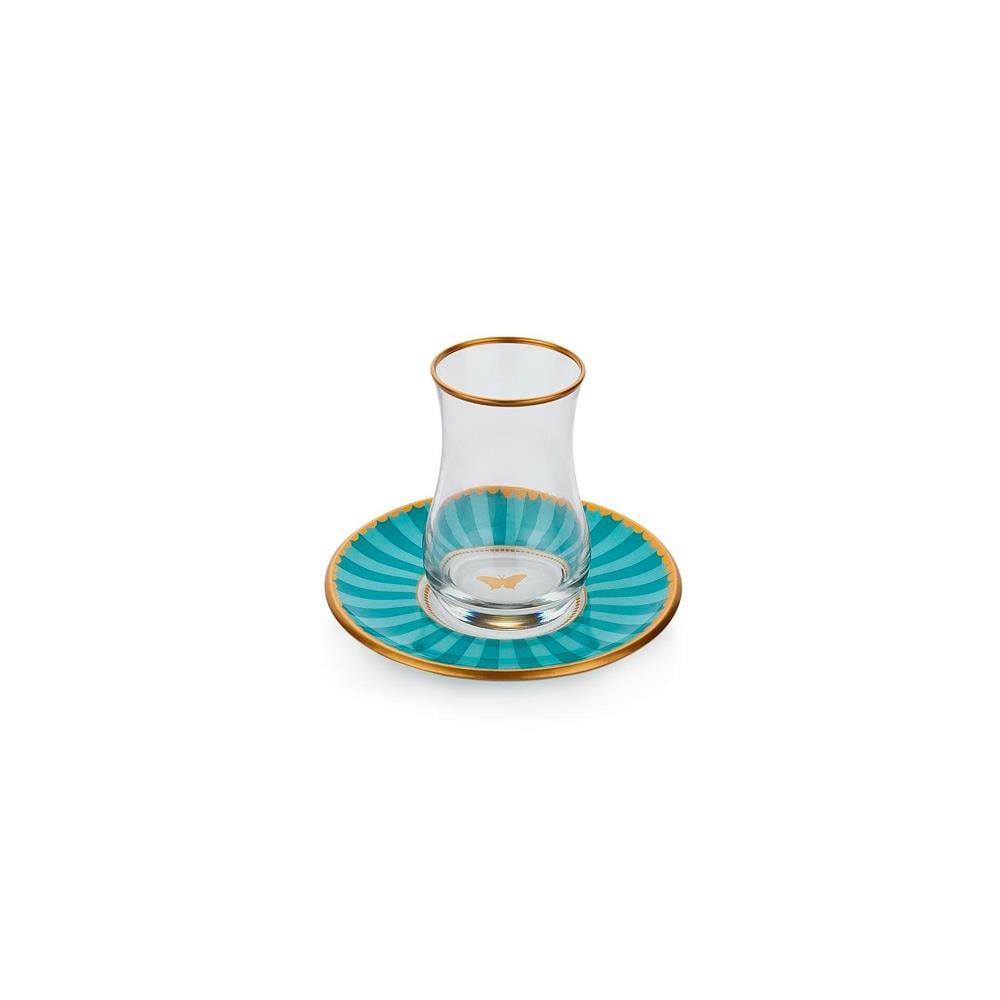 SCHAFER 1S5744-18001-ASO01 PIRIL 6 LI CAM ÇAY SETİ 12 PARÇA ASORTİ