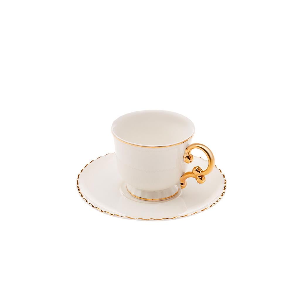 Karaca Elegant 80 Ml 6 Kişilik Ka, Beyaz