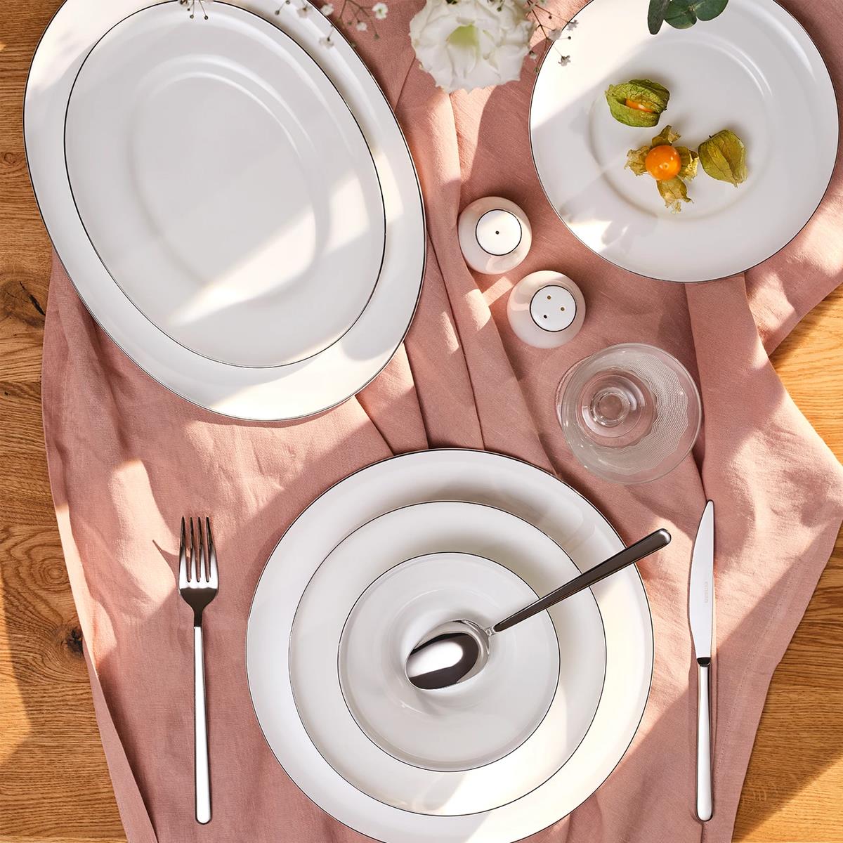 EMSAN FINE BONE ALICIA  YMT 60 PRÇ FD PLATIN YUVARLAK