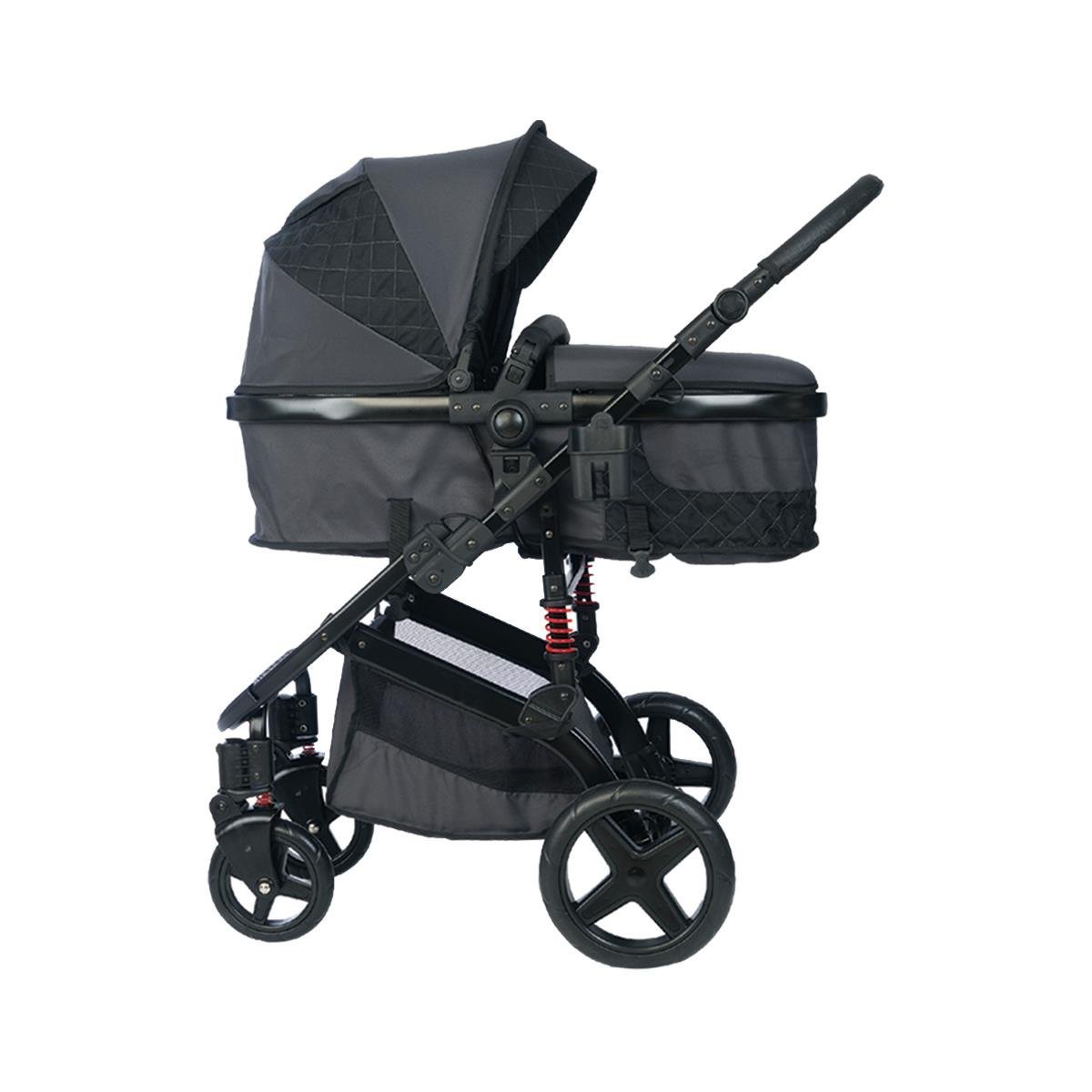 ENTY BABY İNSİGNİA TRAVEL  BEBEK ARABASI SİYAH / SİYAH GRİ