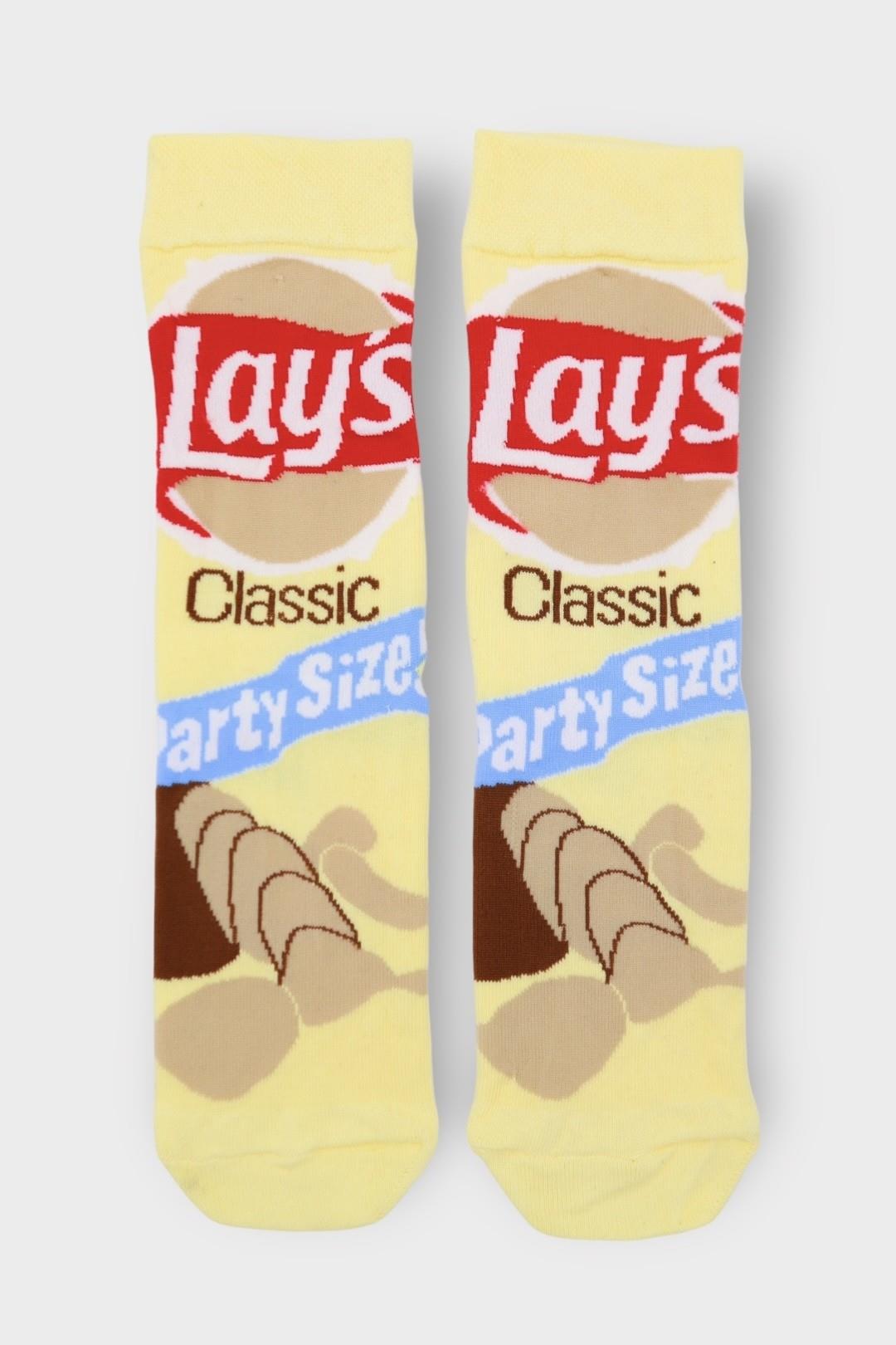 Açık Sarı Lays Classic Çorap